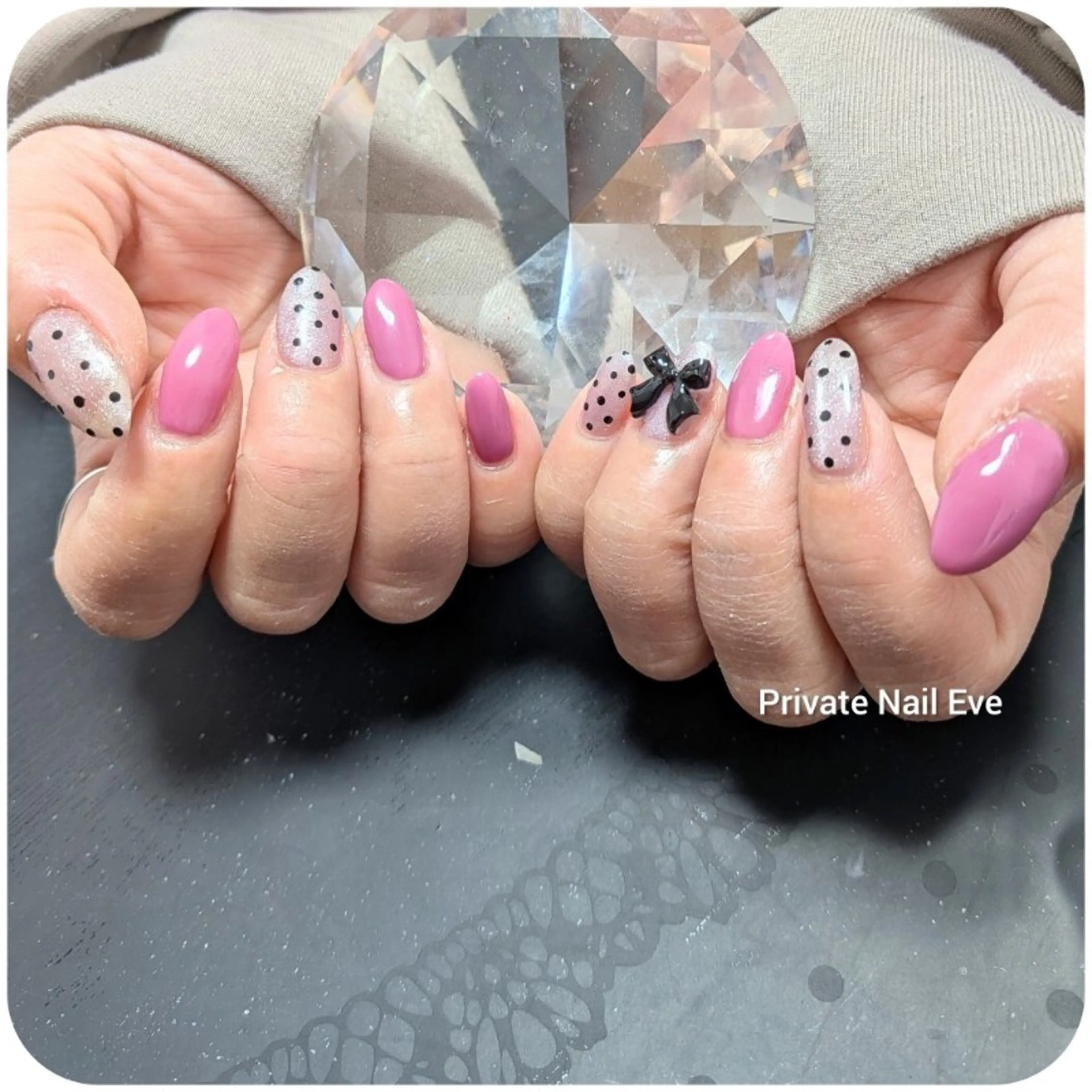 ネイル アートネイル ドット 持ち込み ハンドネイル ネイル junkoのネイルデザイン