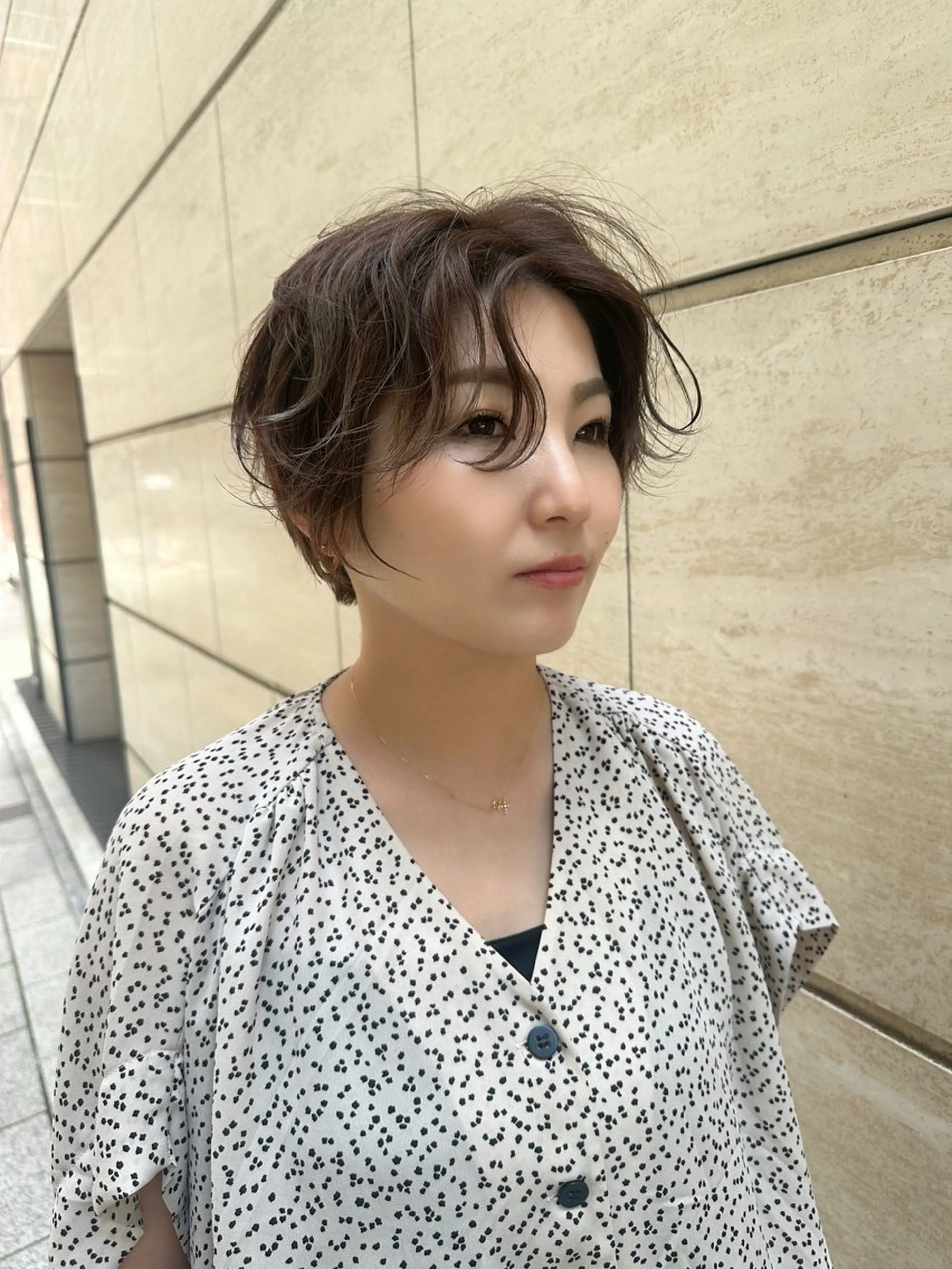 ショート ショートヘア カット ヘアカラー トリートメント VIVIE【ヴィヴィ】所属・髪質改善/韓国風 レイヤー/田村祐樹のヘアスタイル