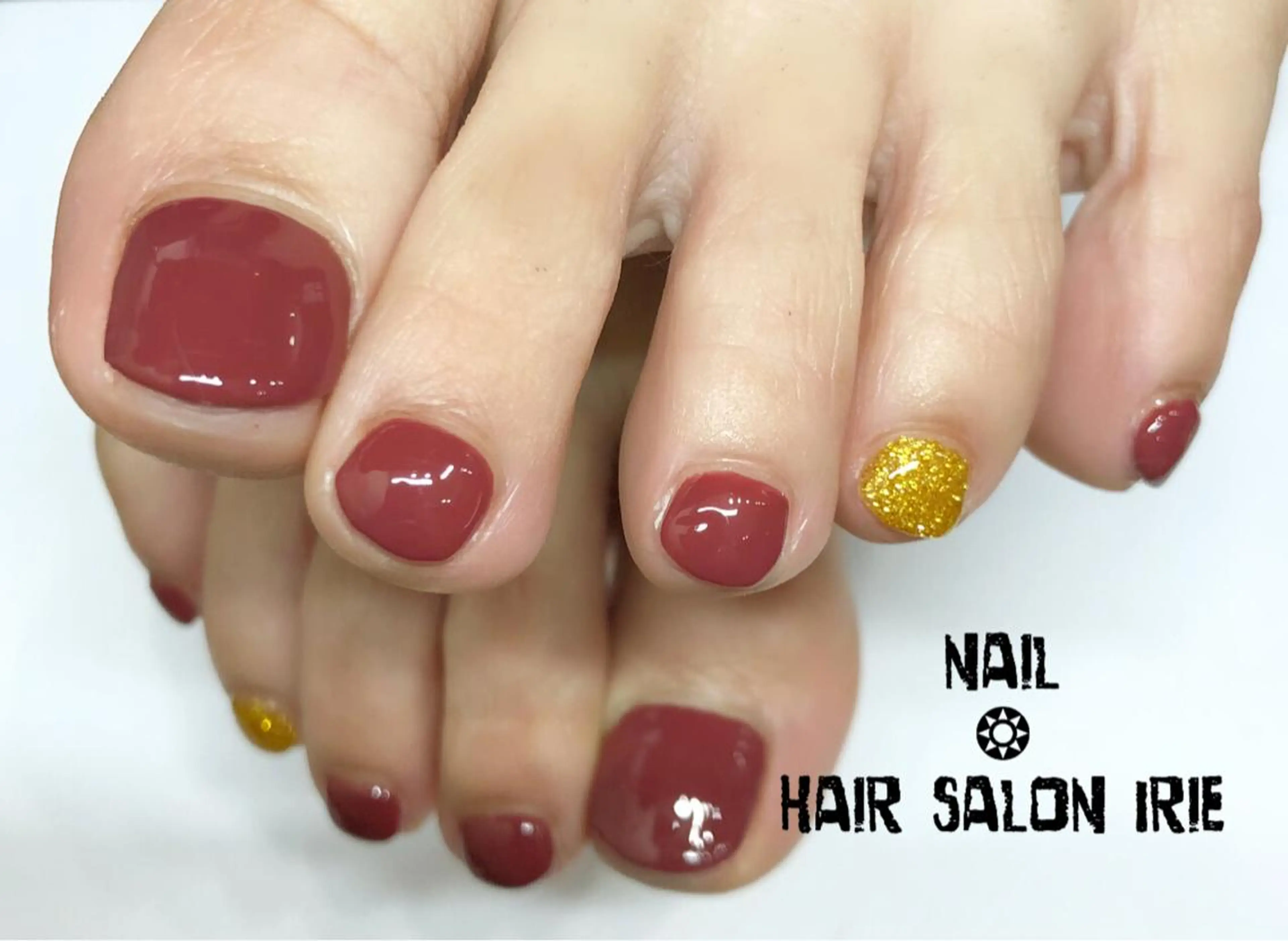 ネイル フットネイル Hair salon Irie所属・與儀 知佳のネイルデザイン