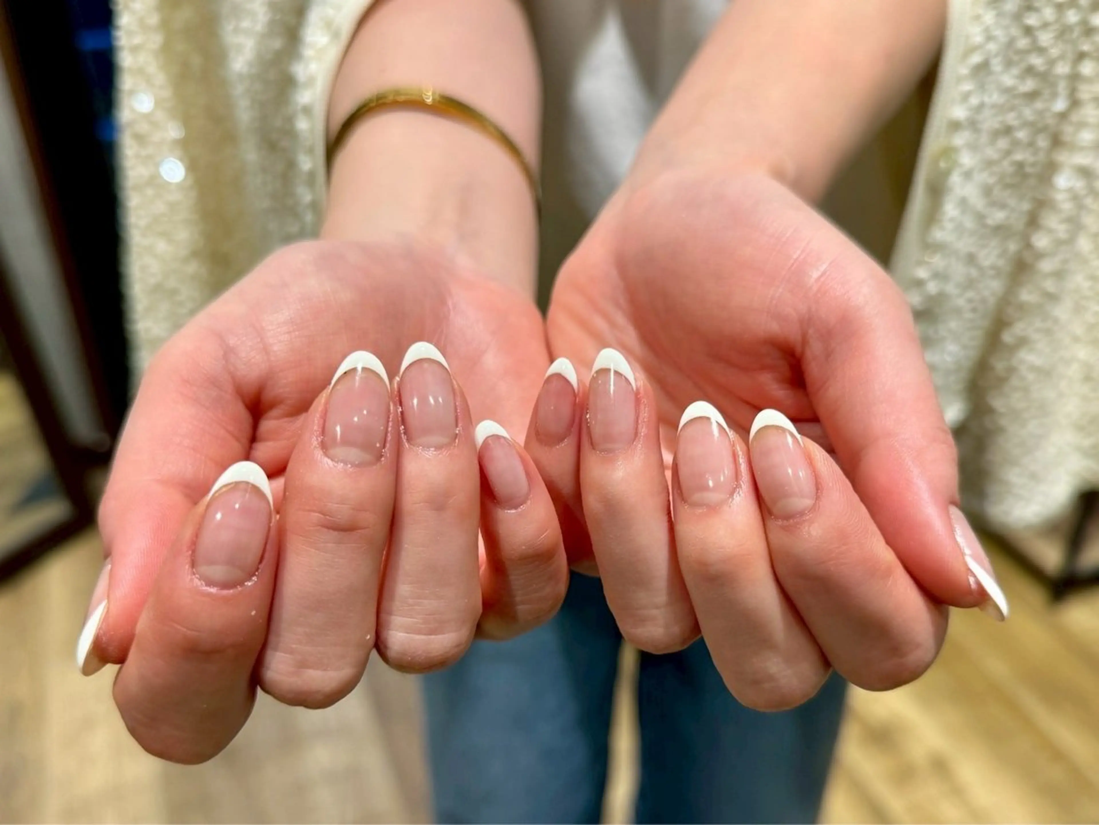 【オフ無し】ハンドフレンチネイルの写真