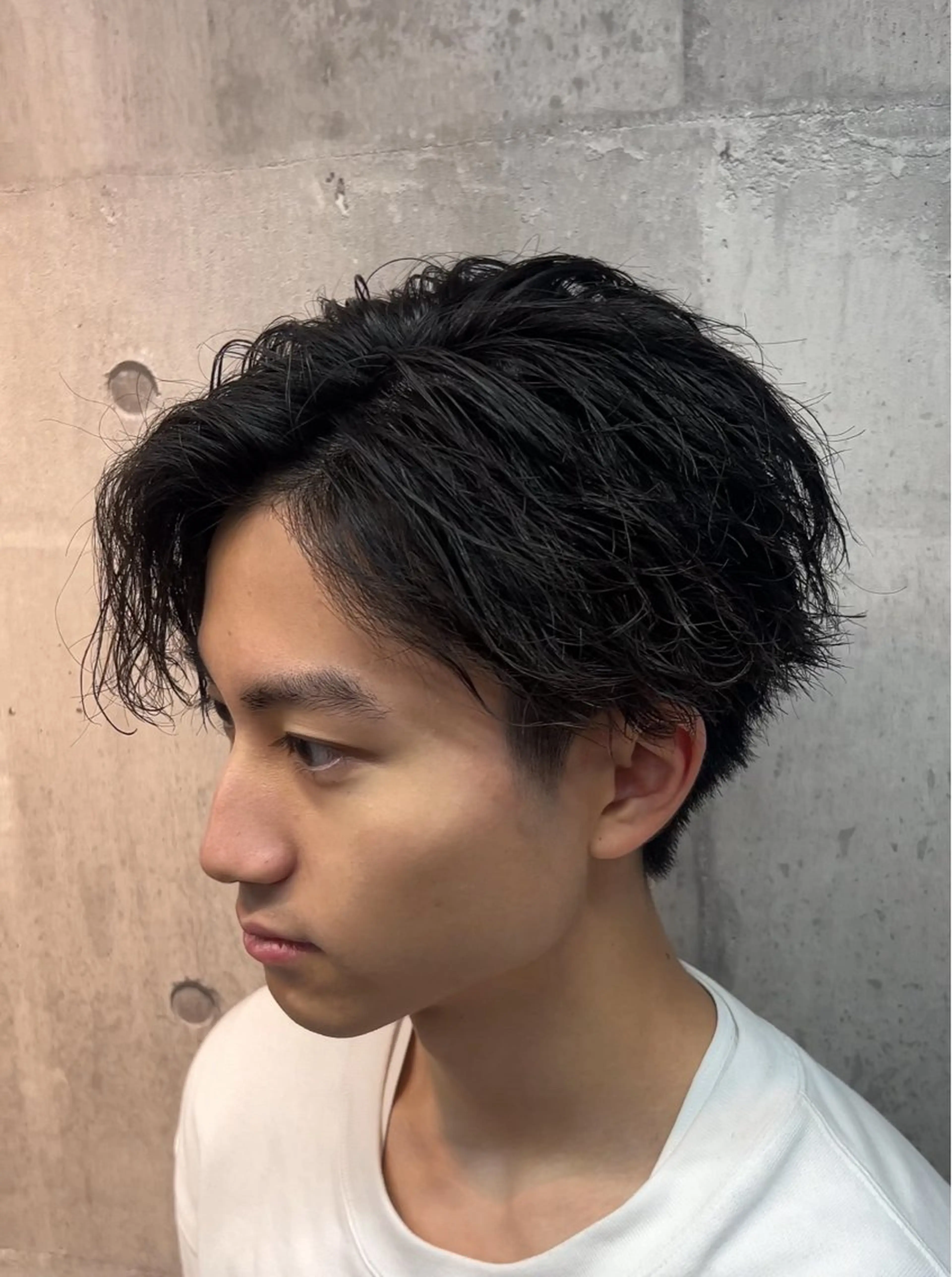 ミディアム 👑パーマの王様👑 【メンズ専門店】のヘアスタイル