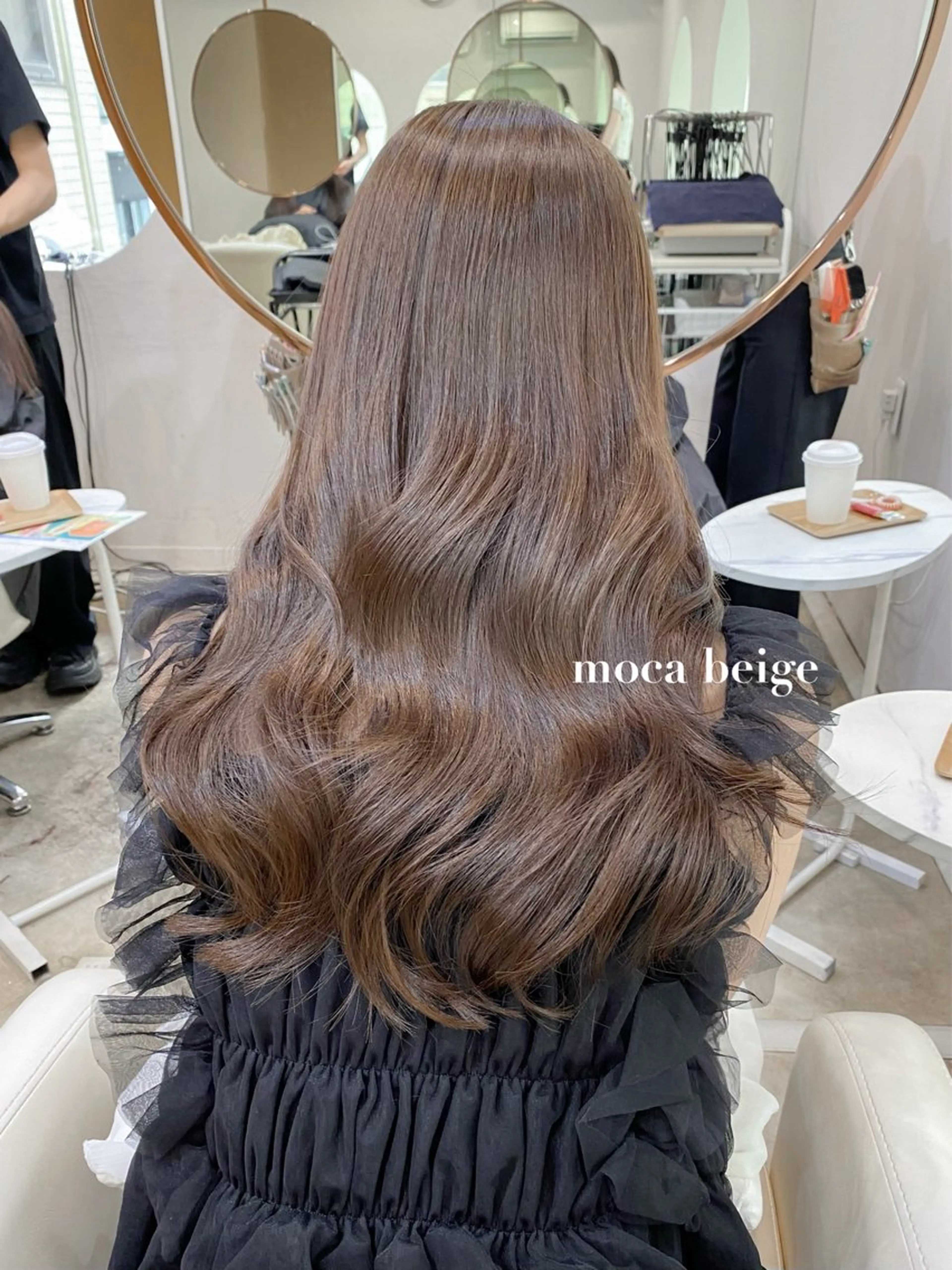 ロング カット ヘアカラー トリートメント kohana 🎀韓国ヘア🎀🤍のヘアスタイル