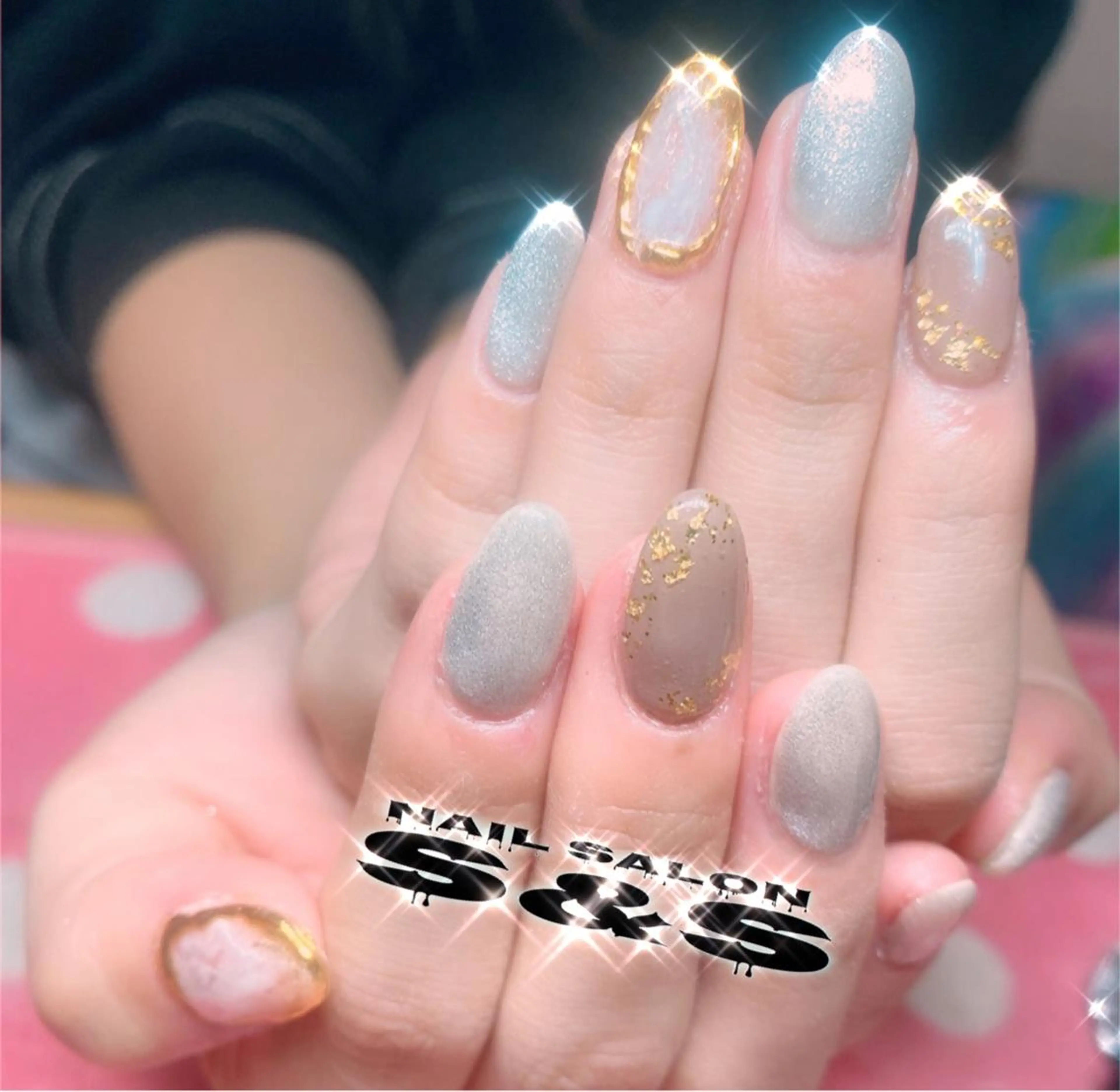 ネイル 長さ出し メンズネイル 持ち込み スカルプネイル S&S 村田小百合のネイルデザイン