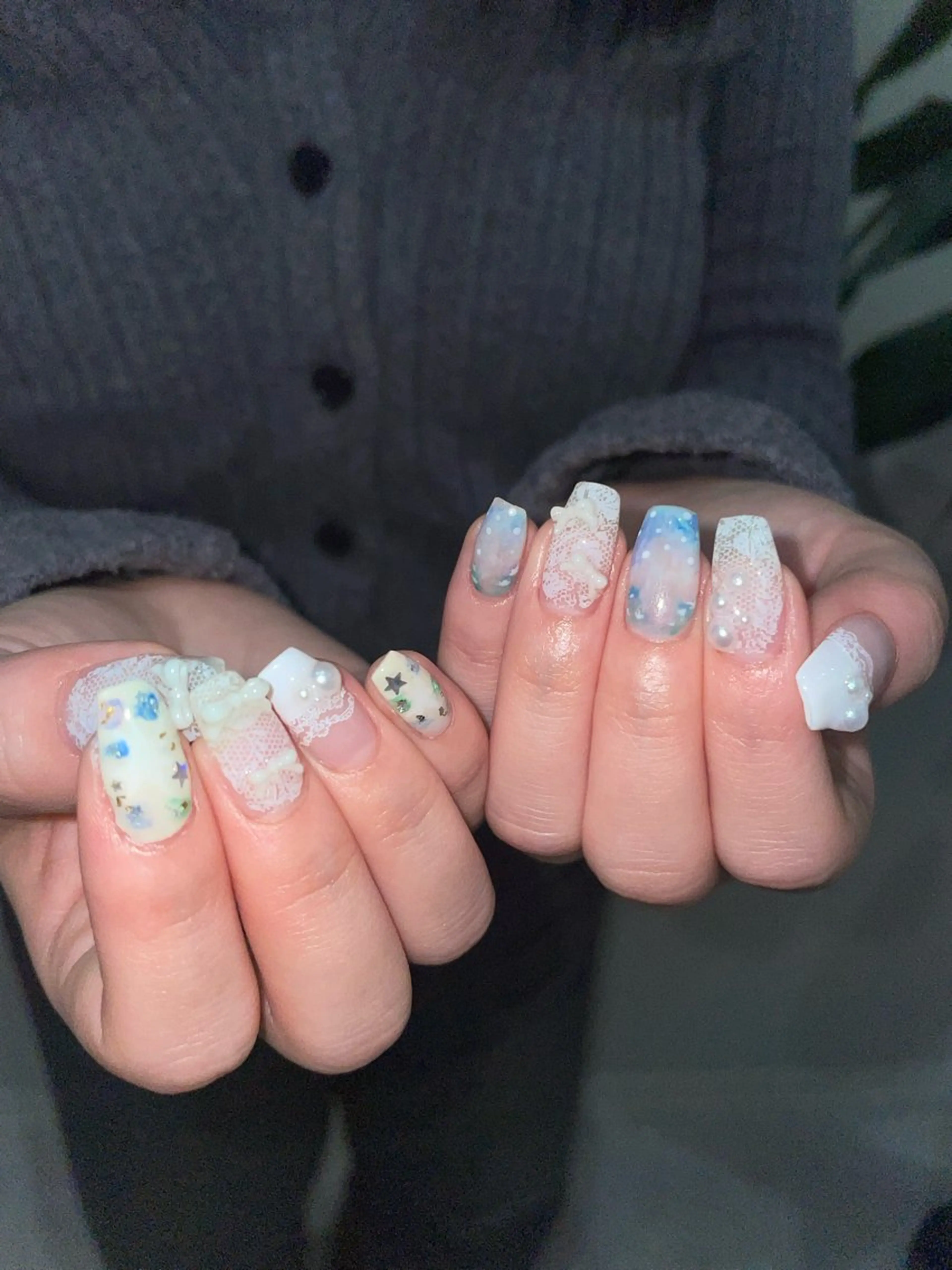 ネイル ハンドネイル GO TODAY 吉祥寺Glint所属・うの 韓国ﾈｲﾙ໒꒱⋆⭒˚のネイルデザイン