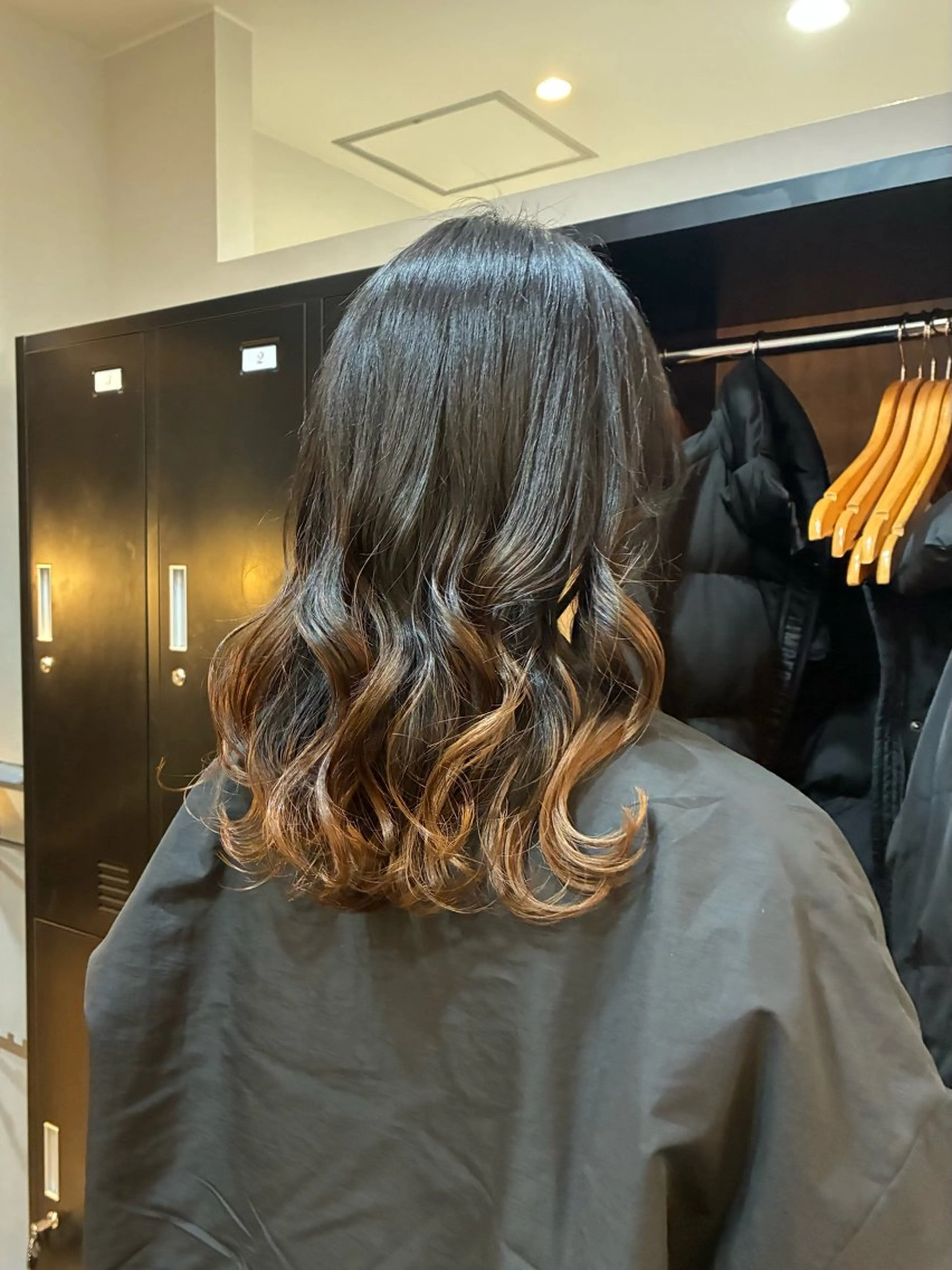 セミロング カット 柴田真衣 /透明感/ナチュラルのヘアスタイル