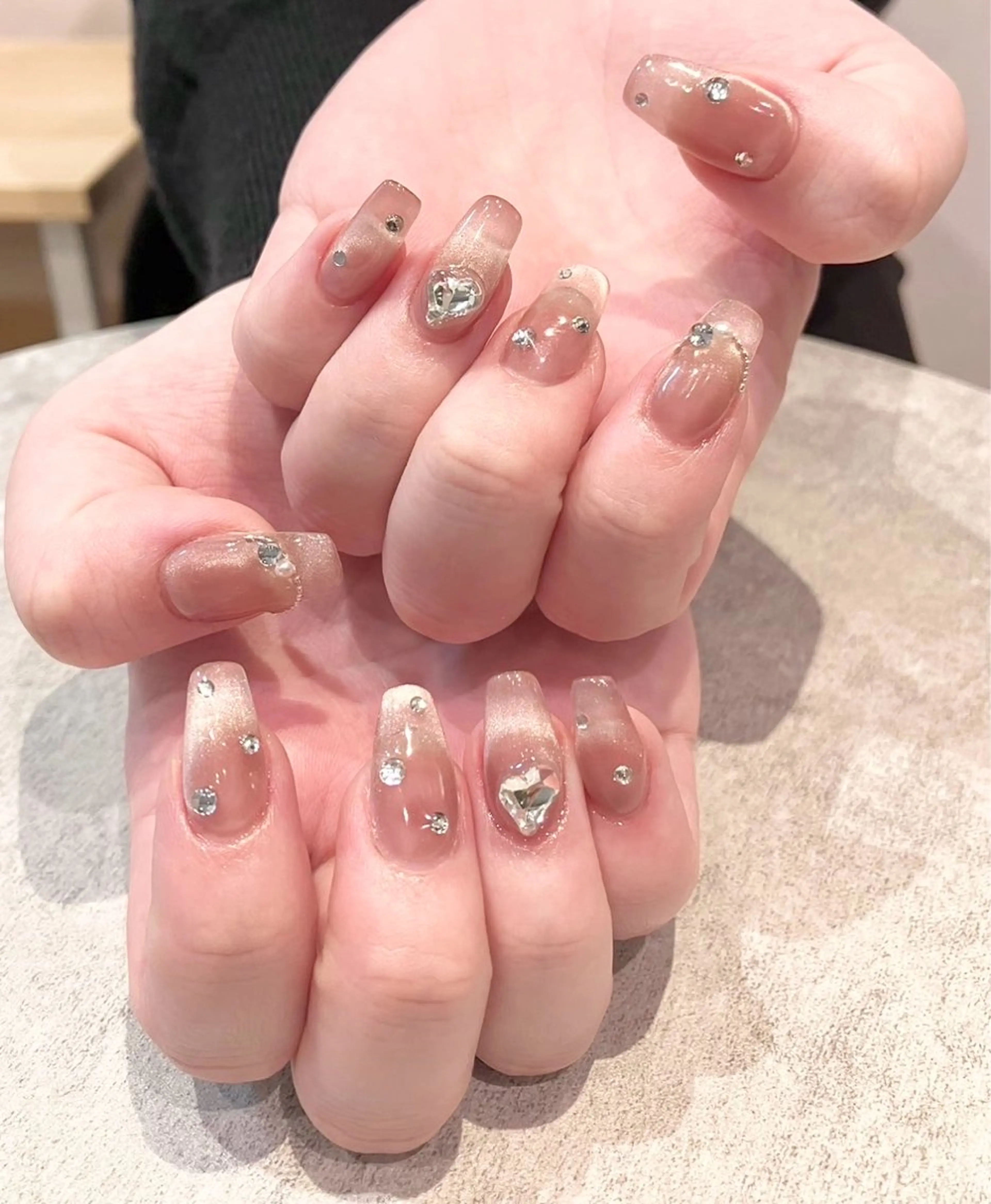 ネイル ワンカラーネイル ワンホンネイル ハンドネイル ecrin 💎 mayuのネイルデザイン