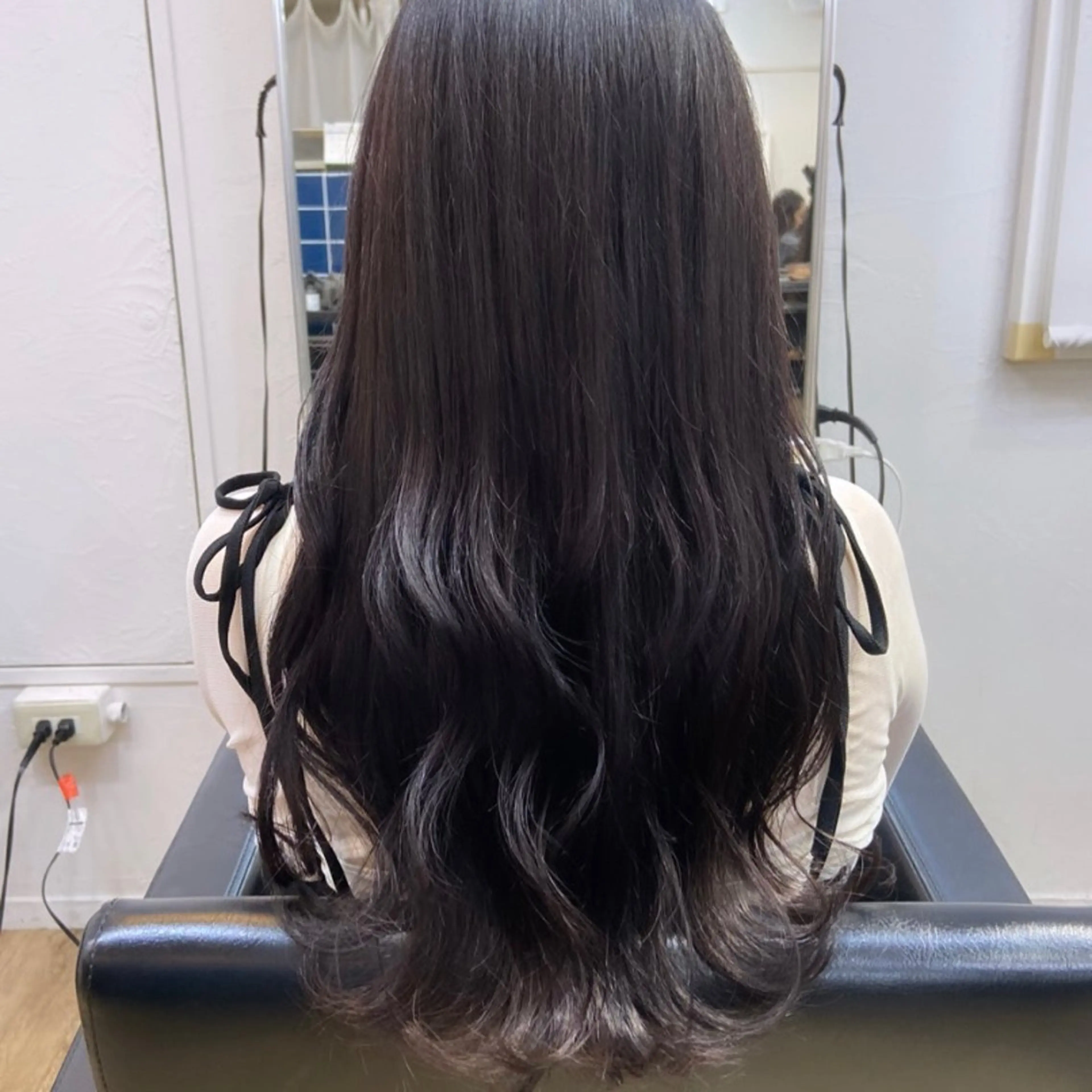 ロング カラー ベージュカラー ブリーチ ケアブリーチ 透明感カラー ダブルカラー ヘアカラー トリートメント mai 🎀 / 梅田美容室のヘアスタイル