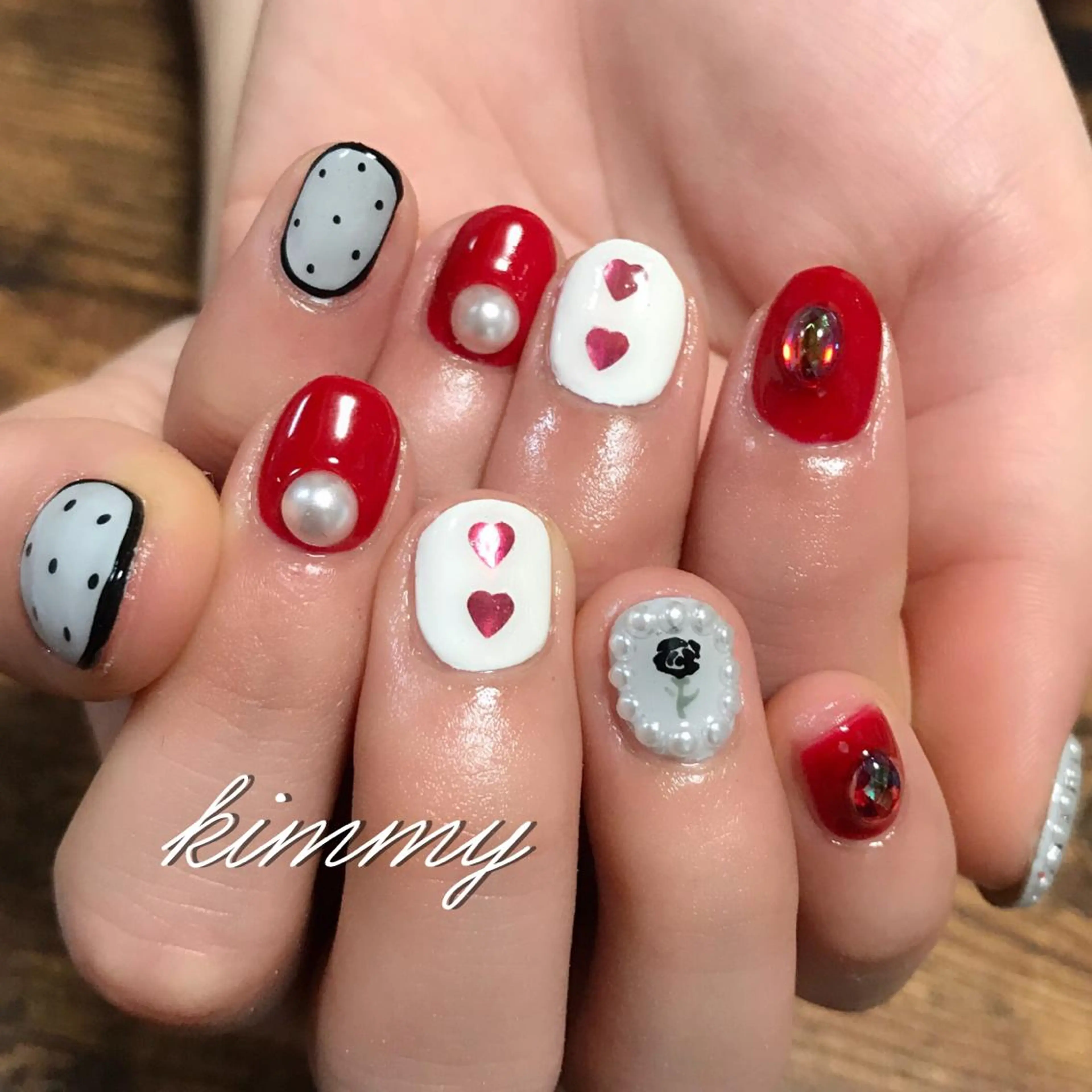 ネイル ハンドネイル kimmy nailsのネイルデザイン