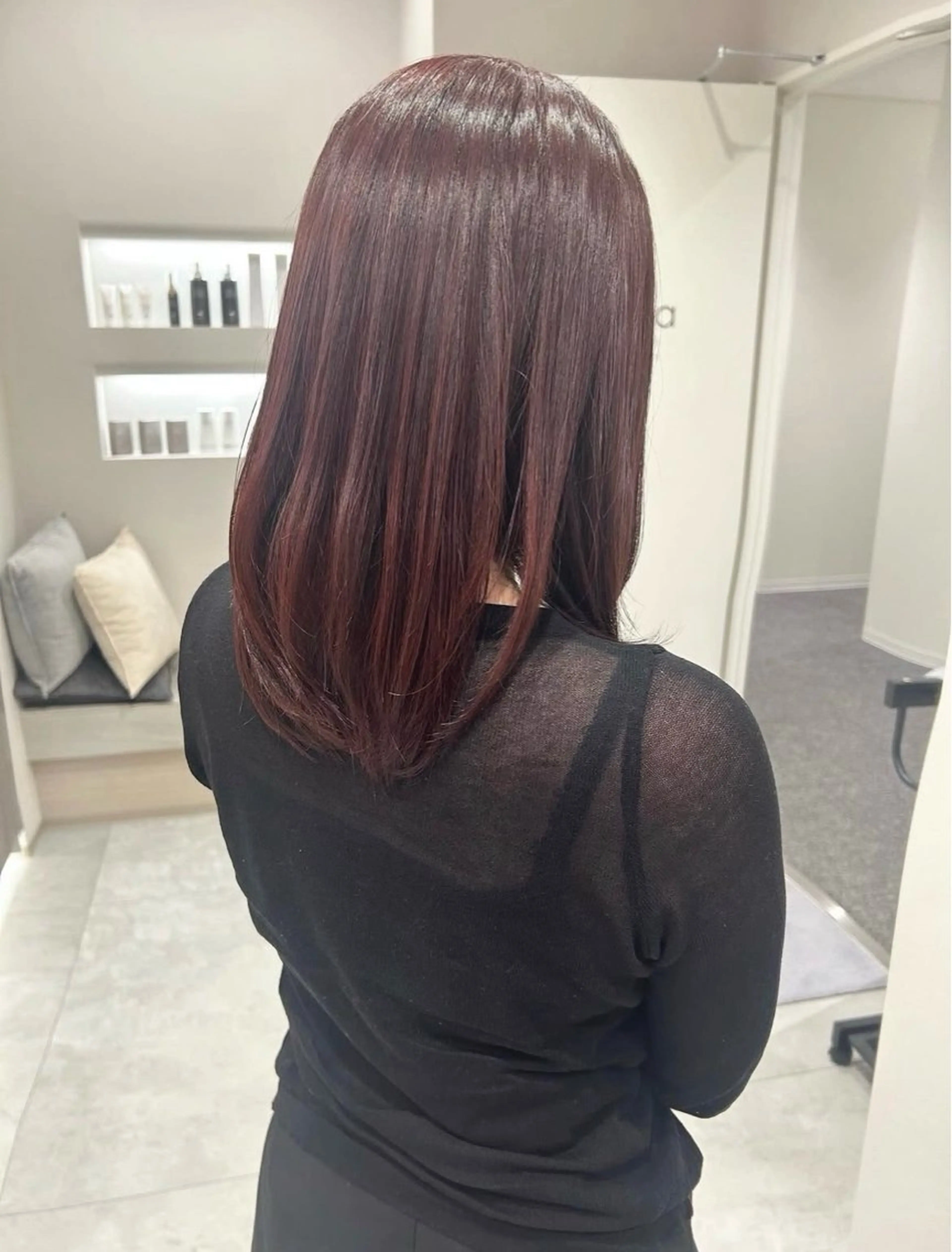 ミディアム カラー ピンクカラー ヘアカラー LaNA hair salon by RELY所属・〔LaNA〕 Nozomiのヘアスタイル