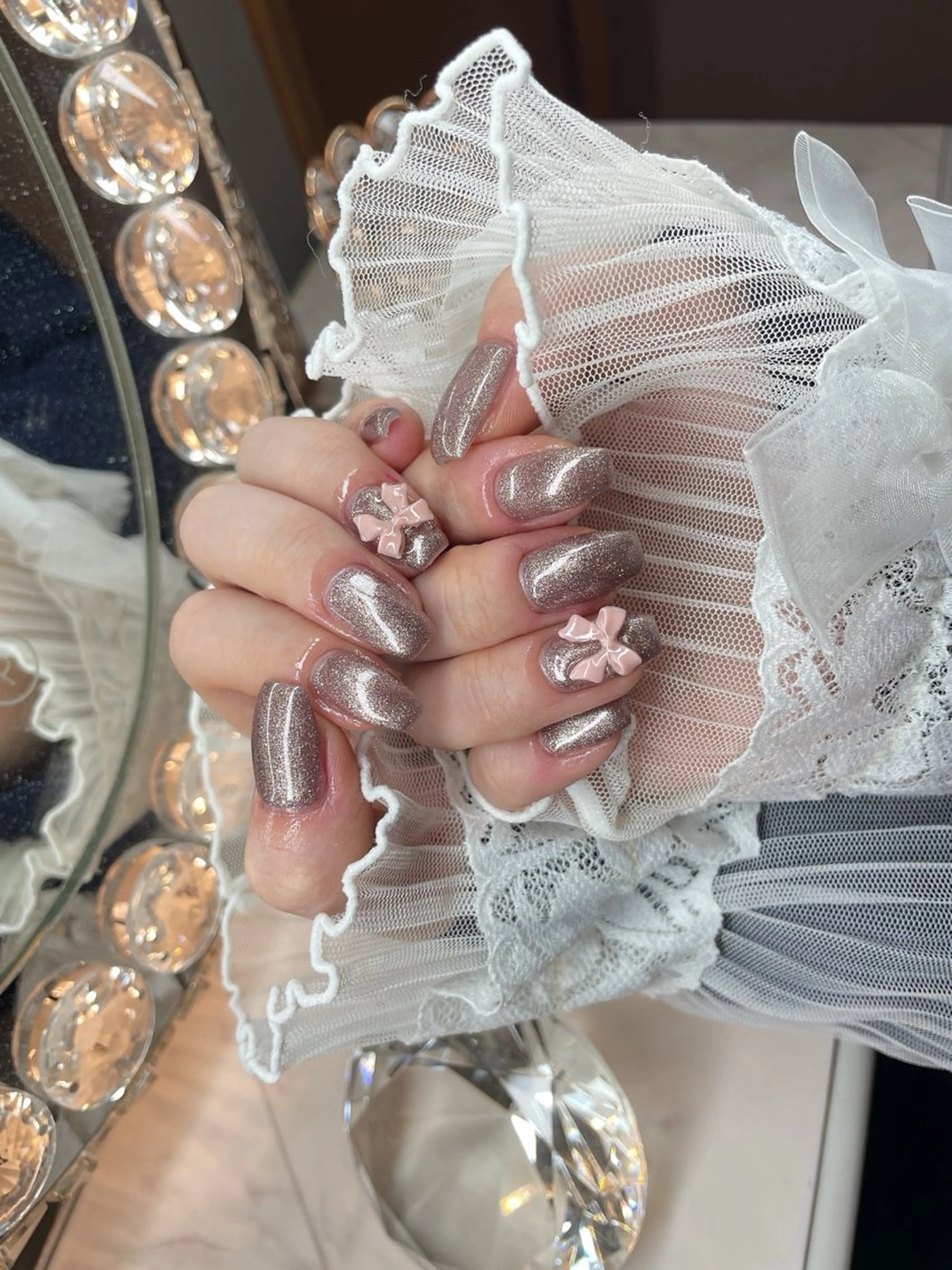 ネイル 23時まで❤︎韓国、 ワンホンネイルのネイルデザイン