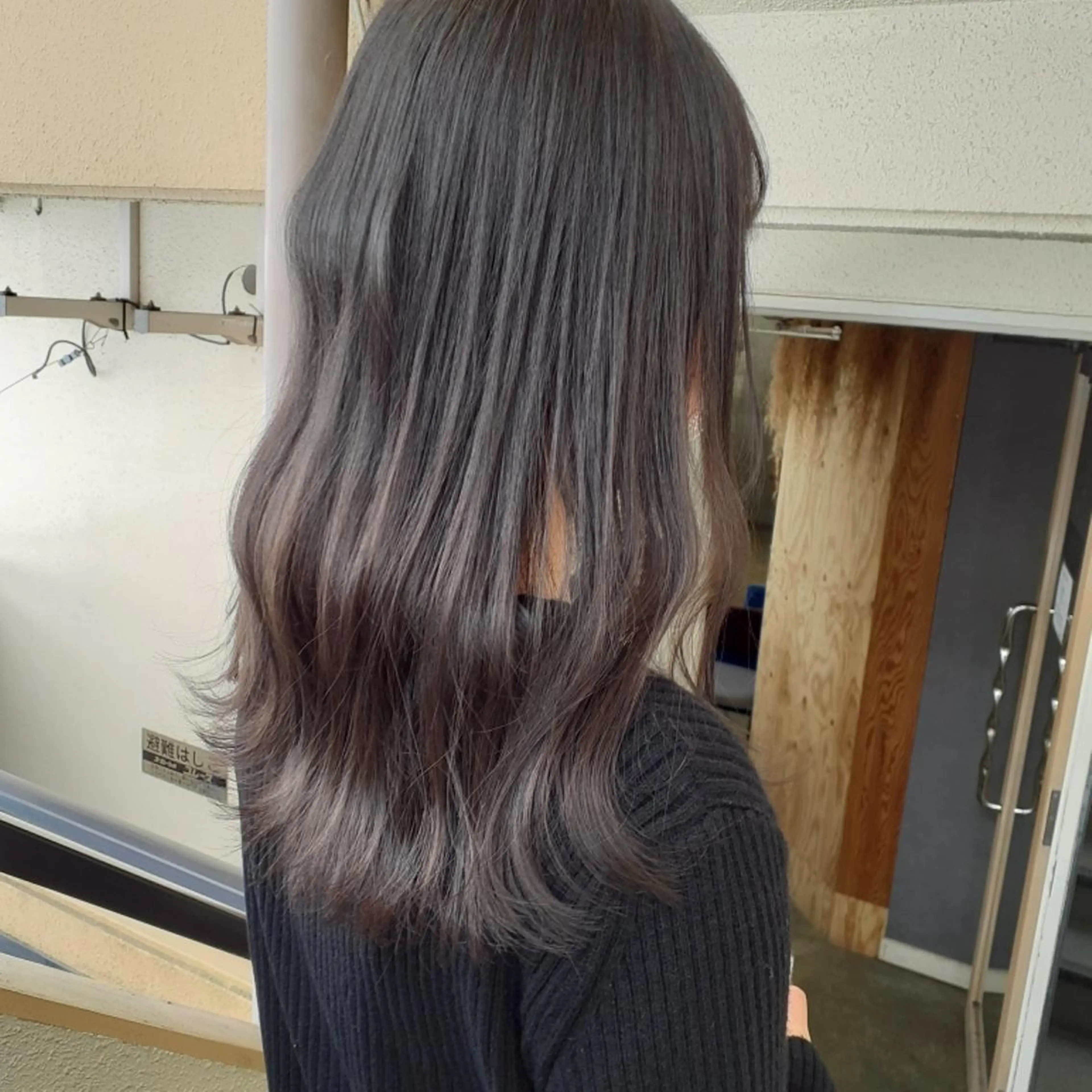セミロング カラー ラベンダーカラー ラベンダーグレー カット ヘアカラー トリートメント 🔳髪質改善🔳 岡本陽のヘアスタイル