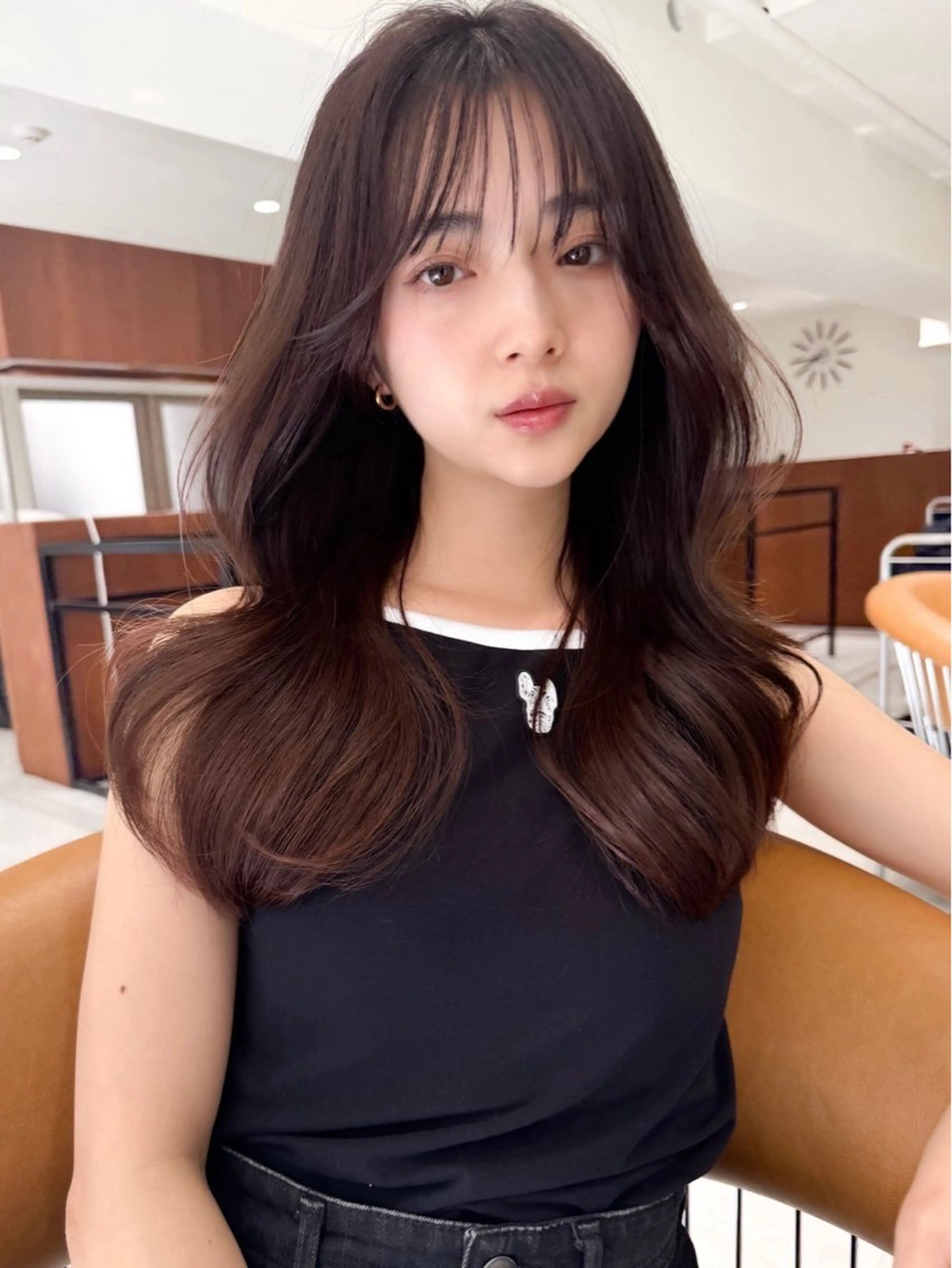 ロング カラー ✨レイヤーカット/透 名感カラー特化✨のヘアスタイル