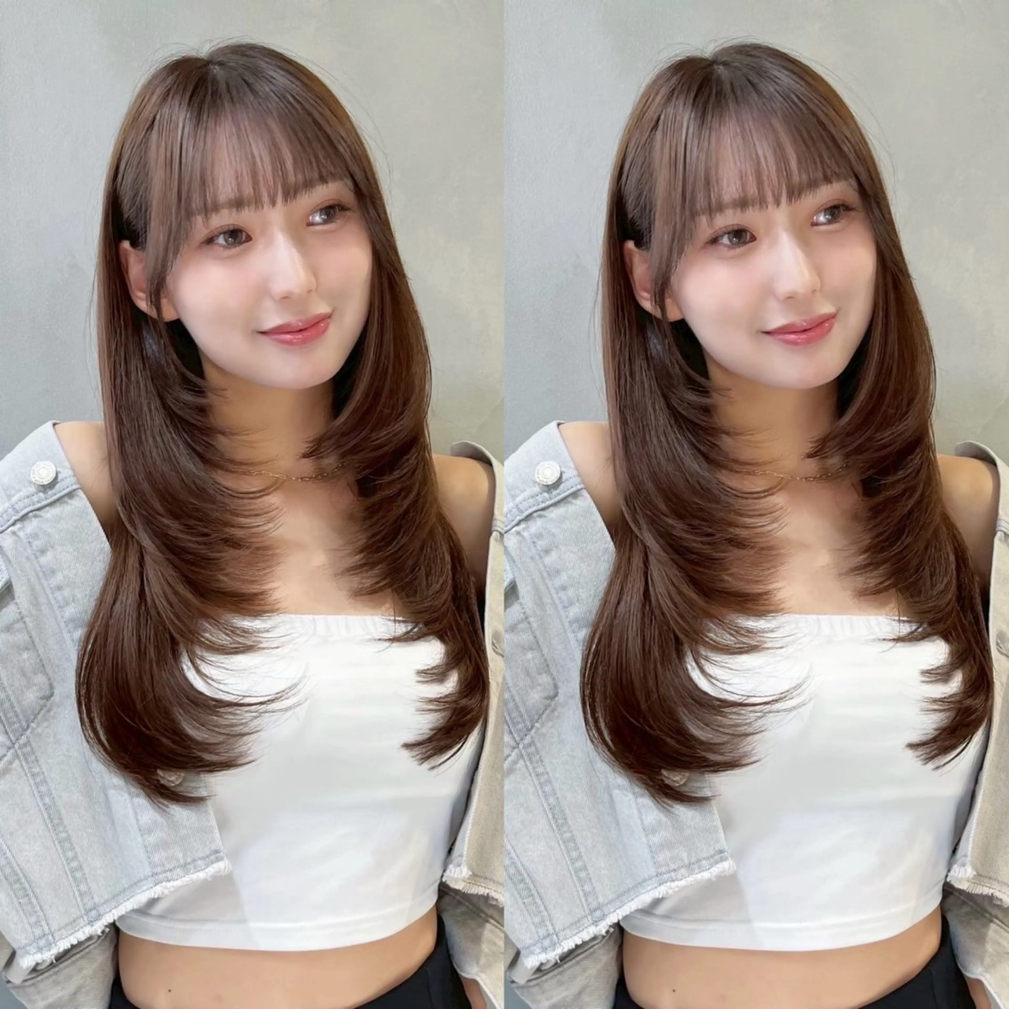 ロング mina/さいたま市 縮毛矯正/韓国ヘアのヘアスタイル