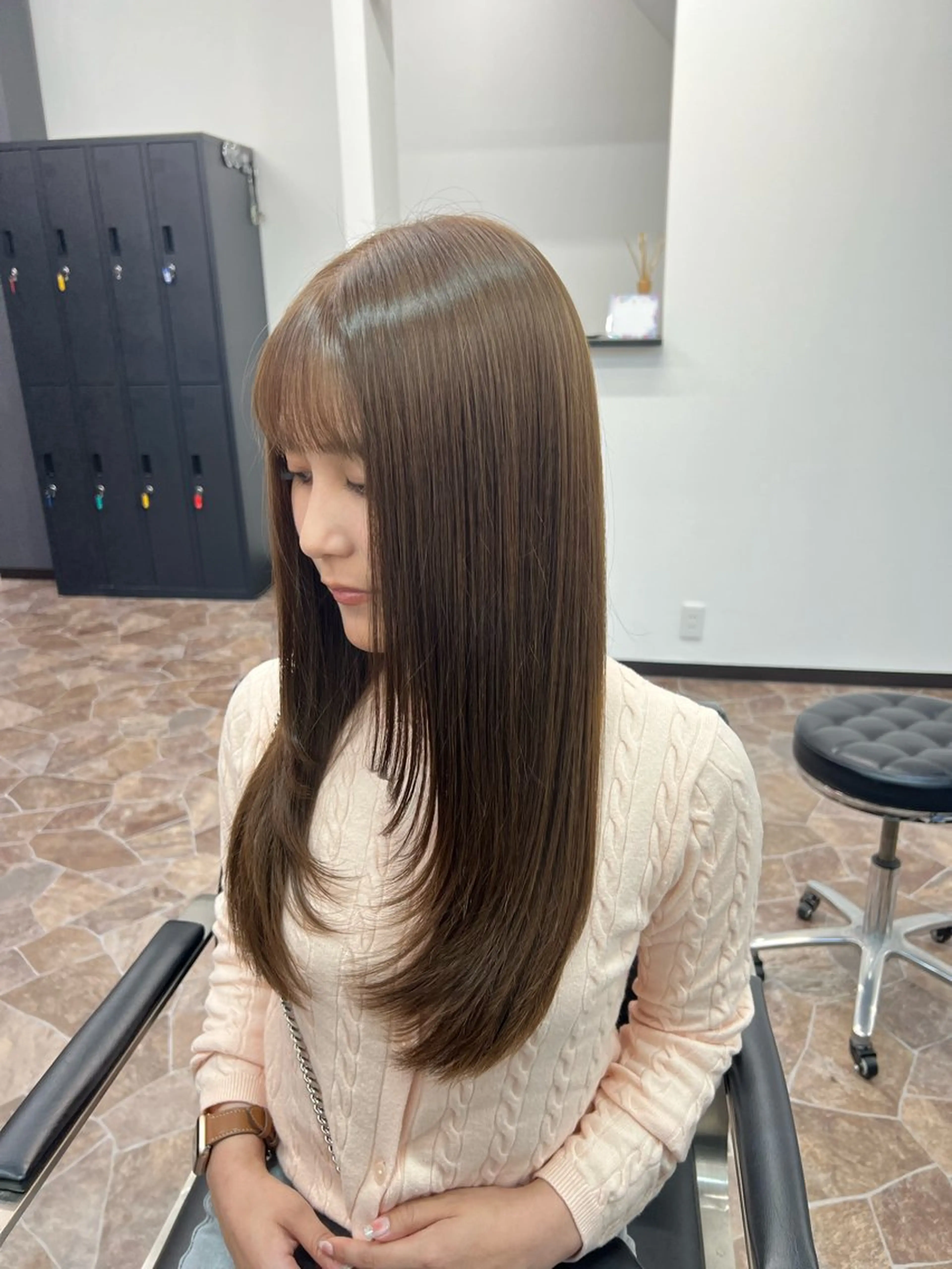 ロング フリーダムマティーニ所属・藤本 翔己のヘアスタイル