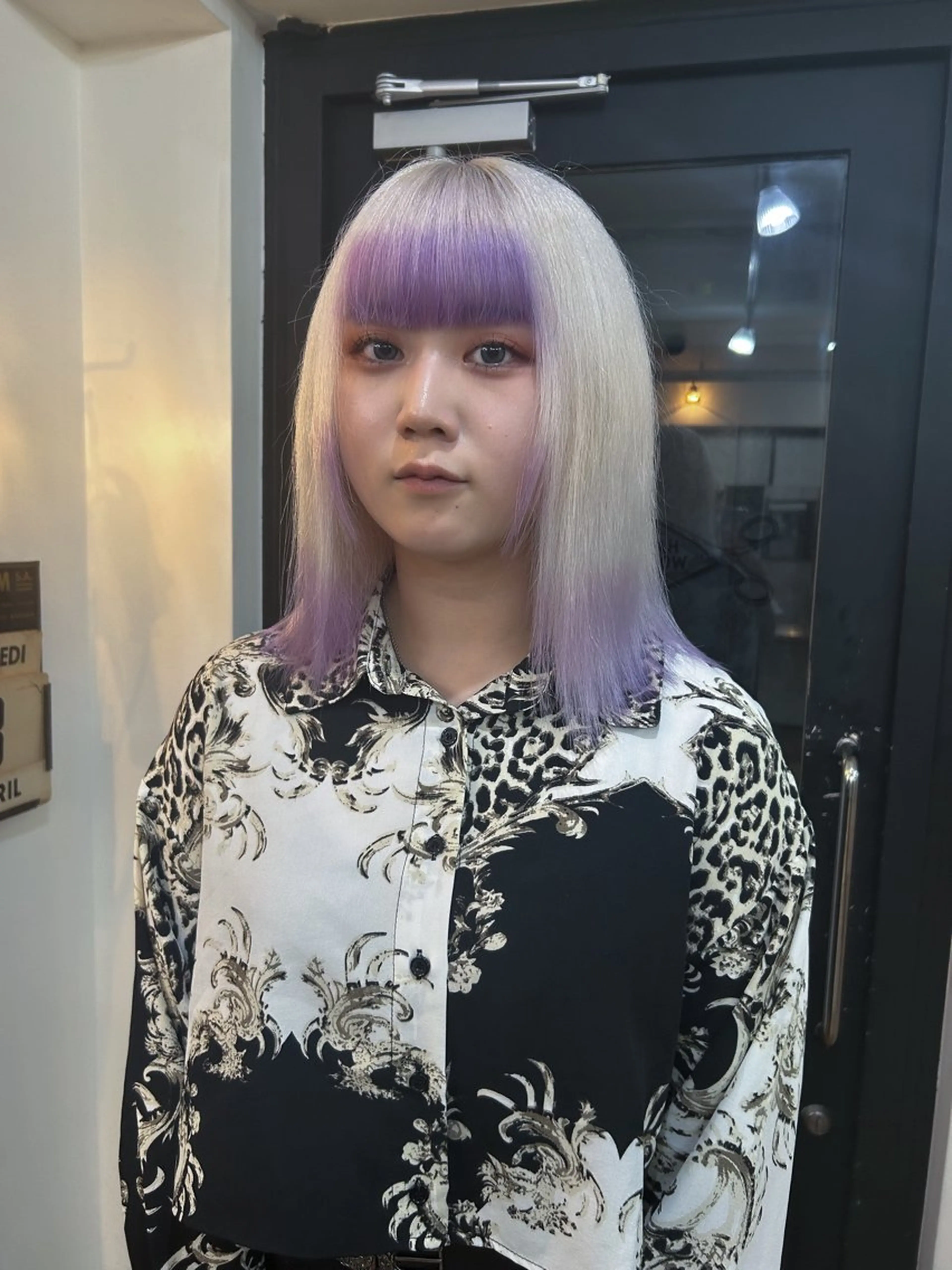 ミディアム カラー ハイトーンカラー ⭐️NAZUNAのヘアスタイル