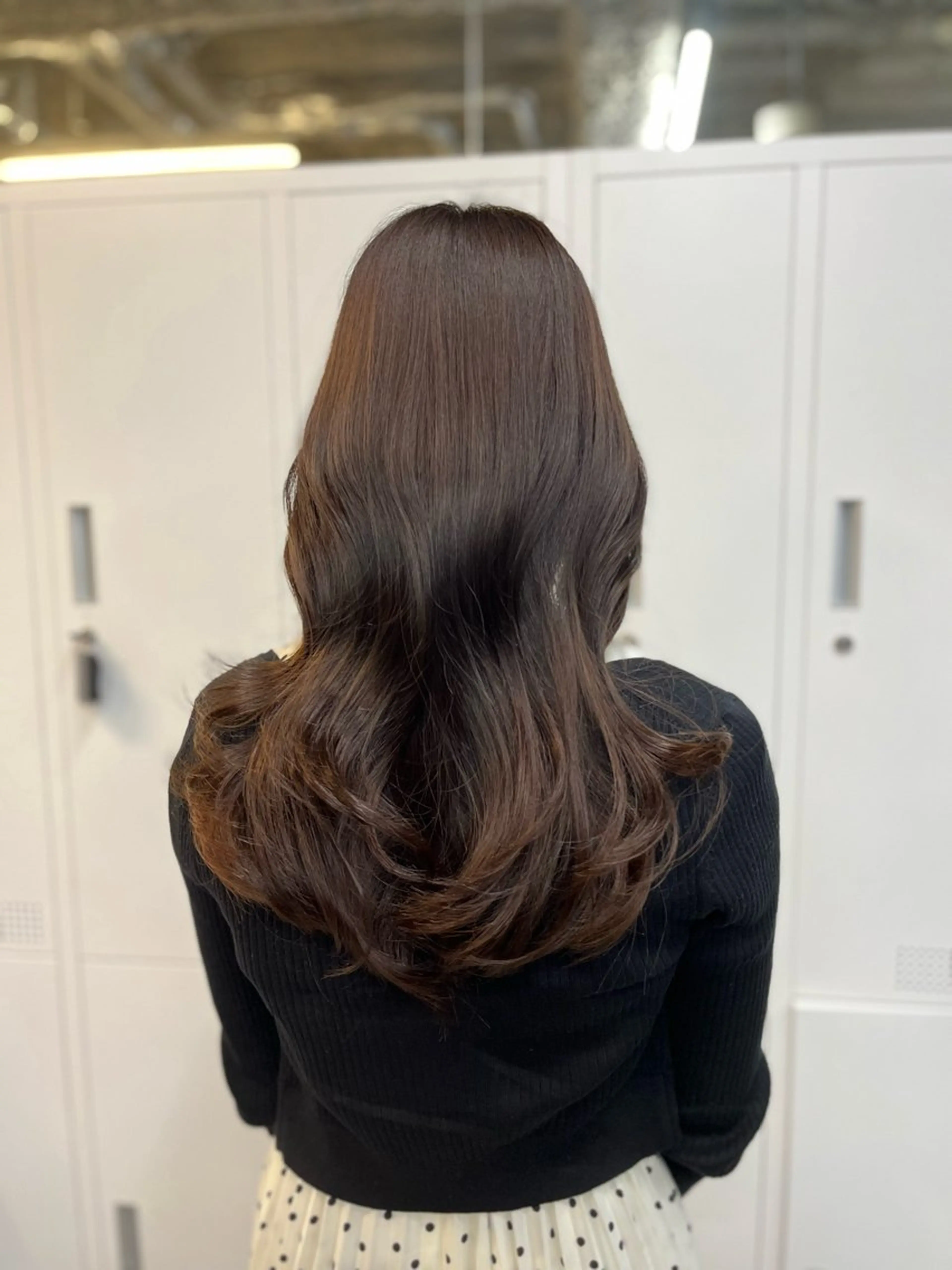 ロング カラー miku🧸 カットモデル/韓国風のヘアスタイル