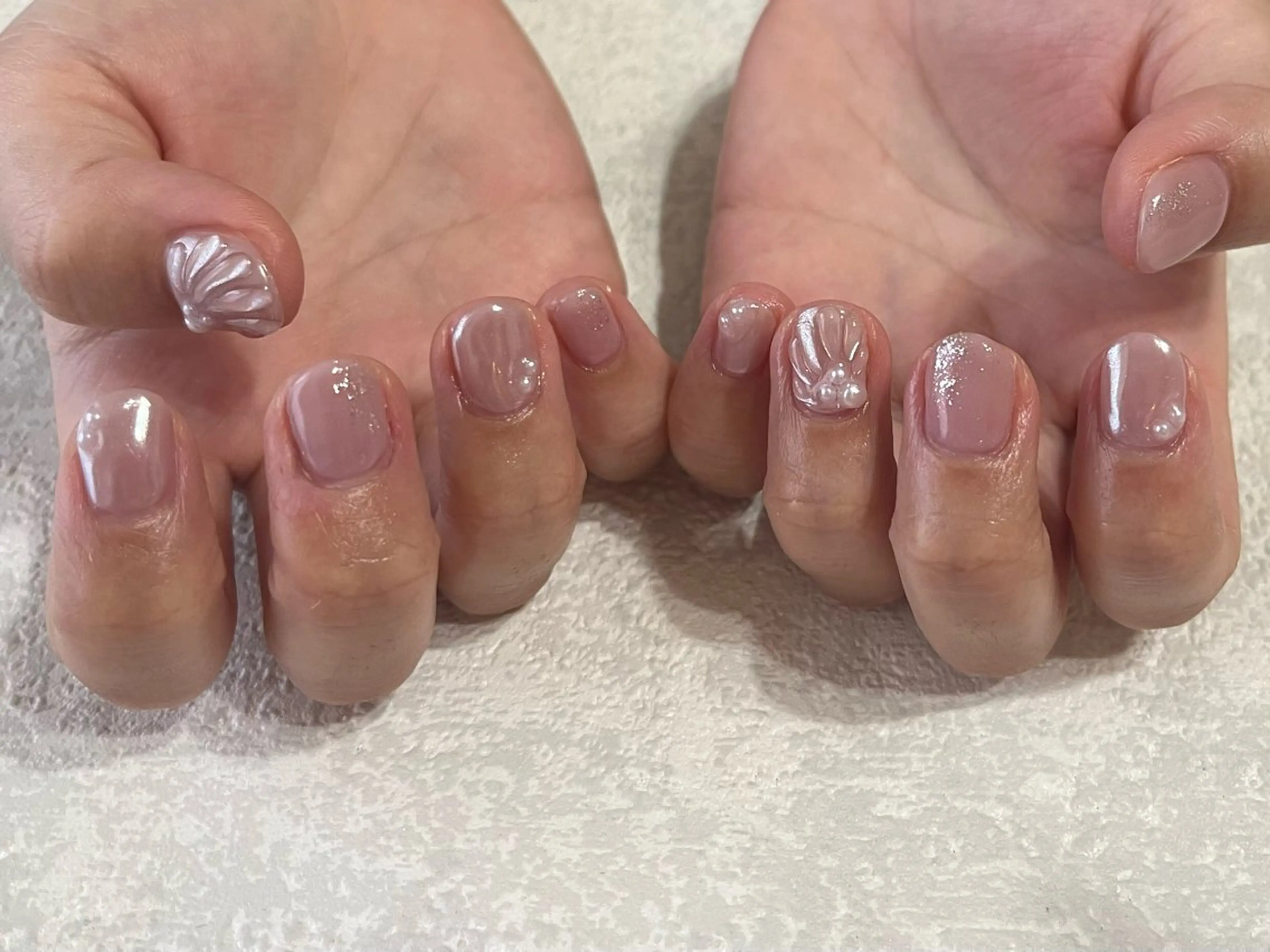 ネイル フットネイル ジェルネイル パラジェル 夏ネイル ワンホンネイル kikinail 溝の口のネイルデザイン