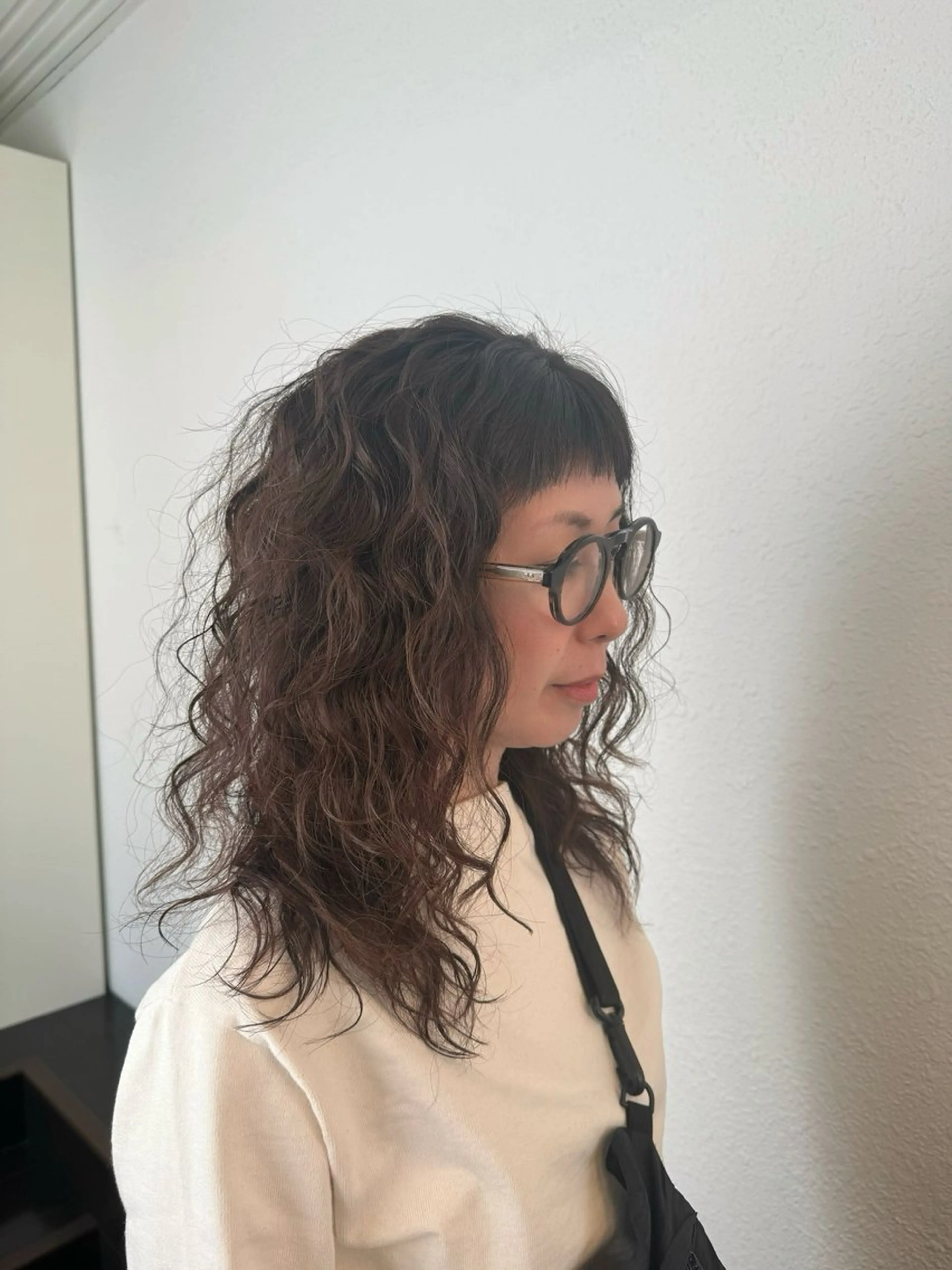 ロング カット パーマ ヘッドスパ ヘアセット 【店長】ショート 似合わせ🦩相羽里美のヘアスタイル