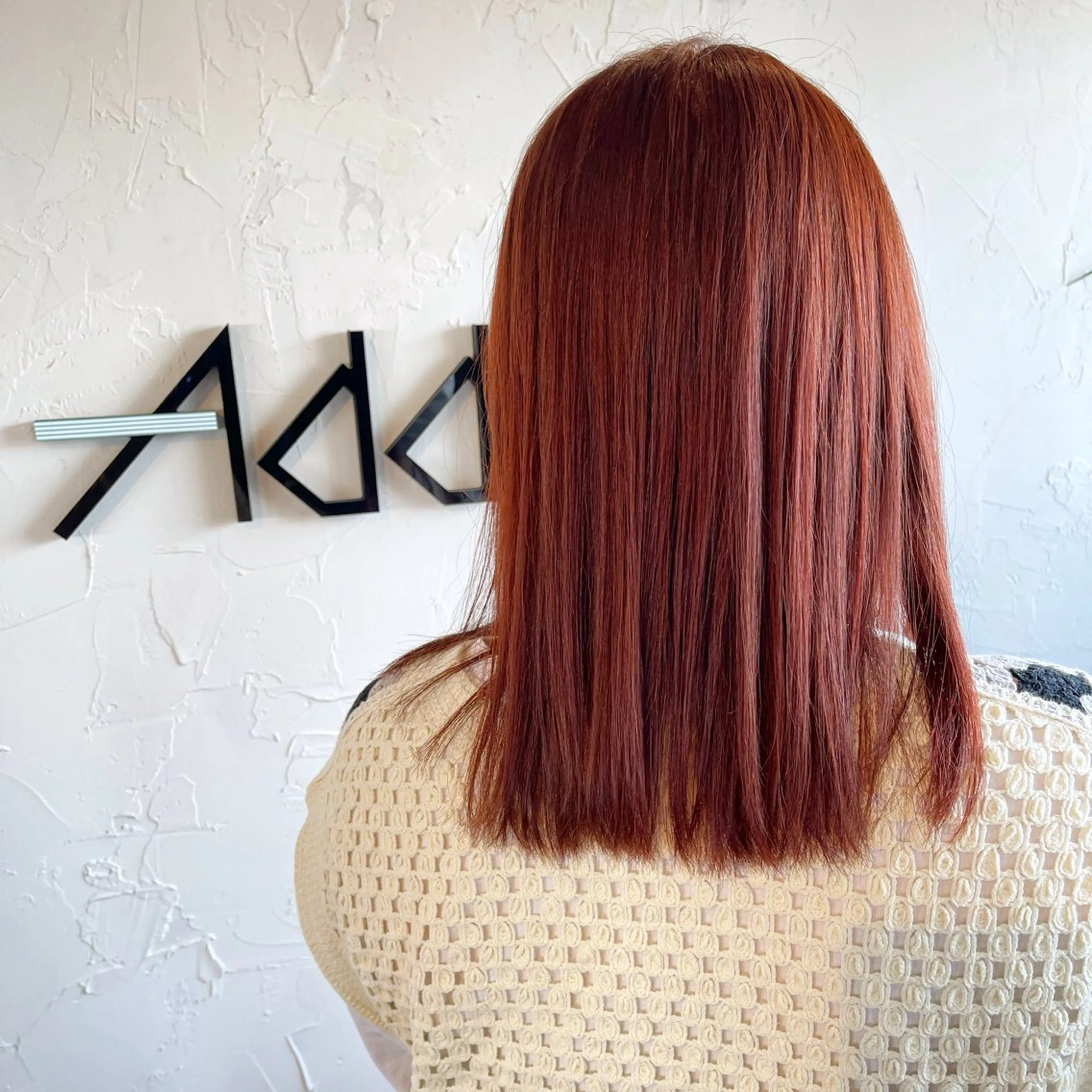 ミディアム カラー パーマ ヘアアレンジ ヘアカラー トリートメント Add9 柳田健登のヘアスタイル