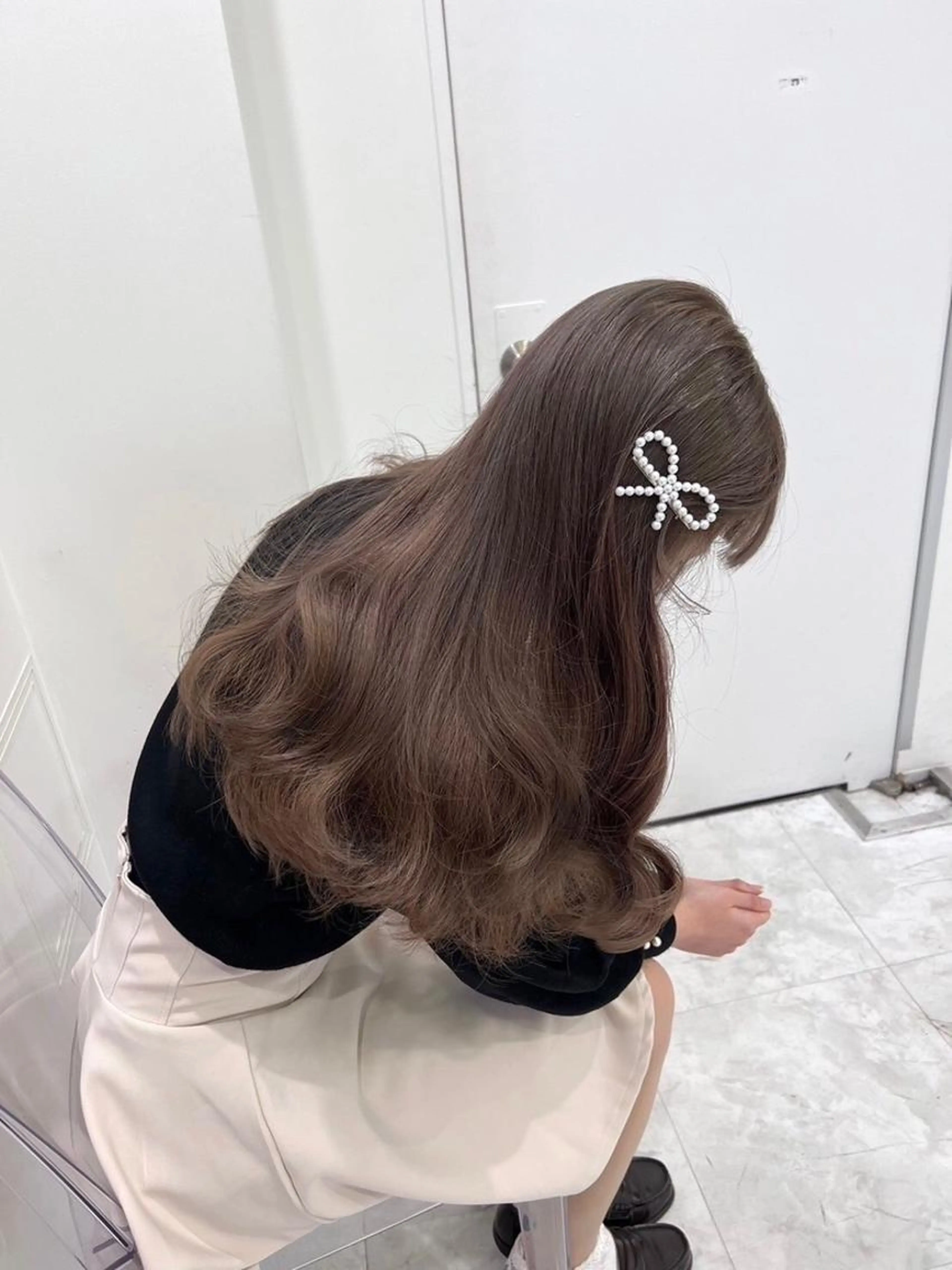 【🍨2回目の方限定🍨】ダメージケア🫧透明感うる艶カラー➕トリートメント➕炭酸スパ💗の写真