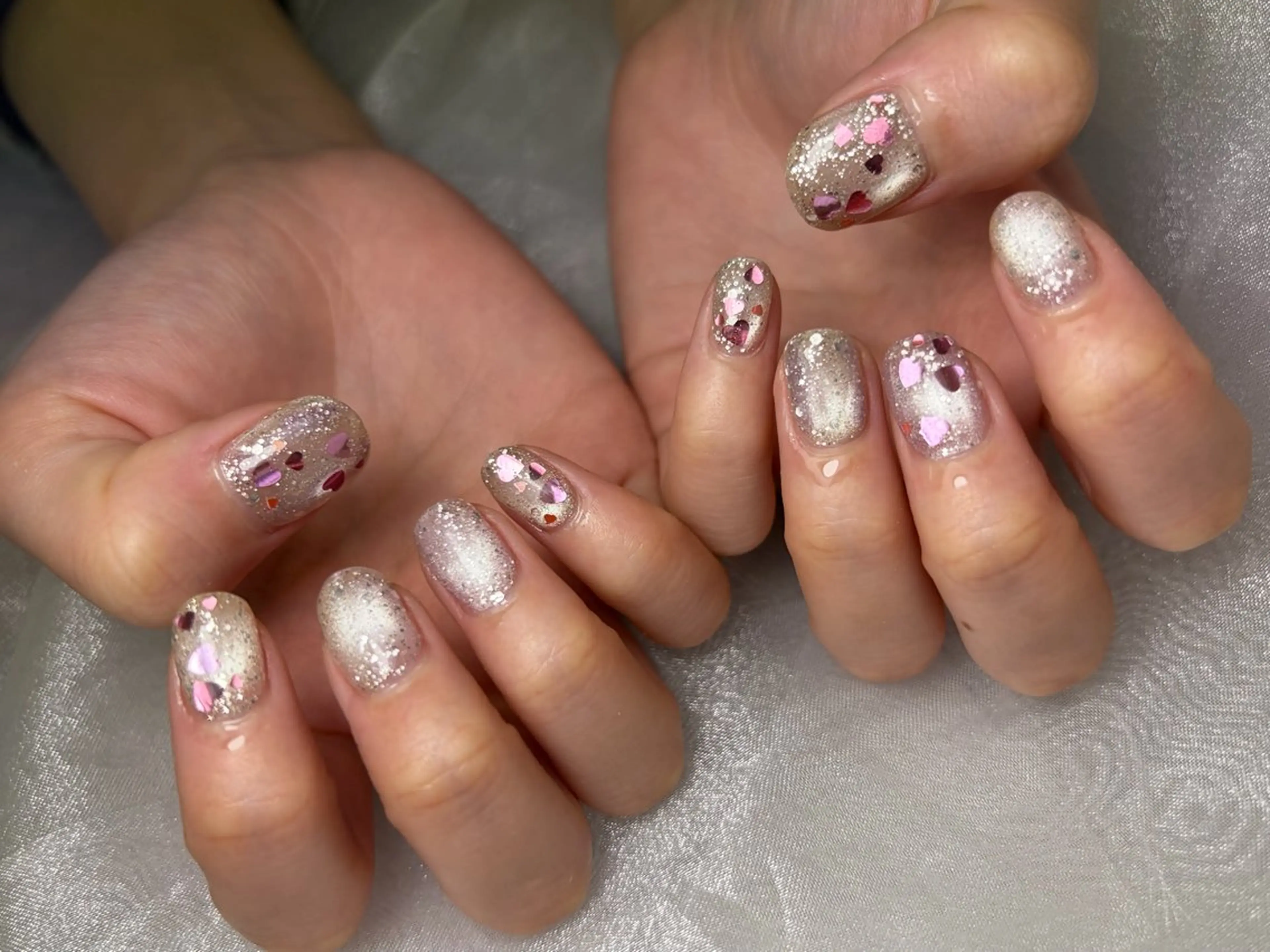 ネイル ハンドネイル Mana‪ ‪·͜· ❤︎‬のネイルデザイン