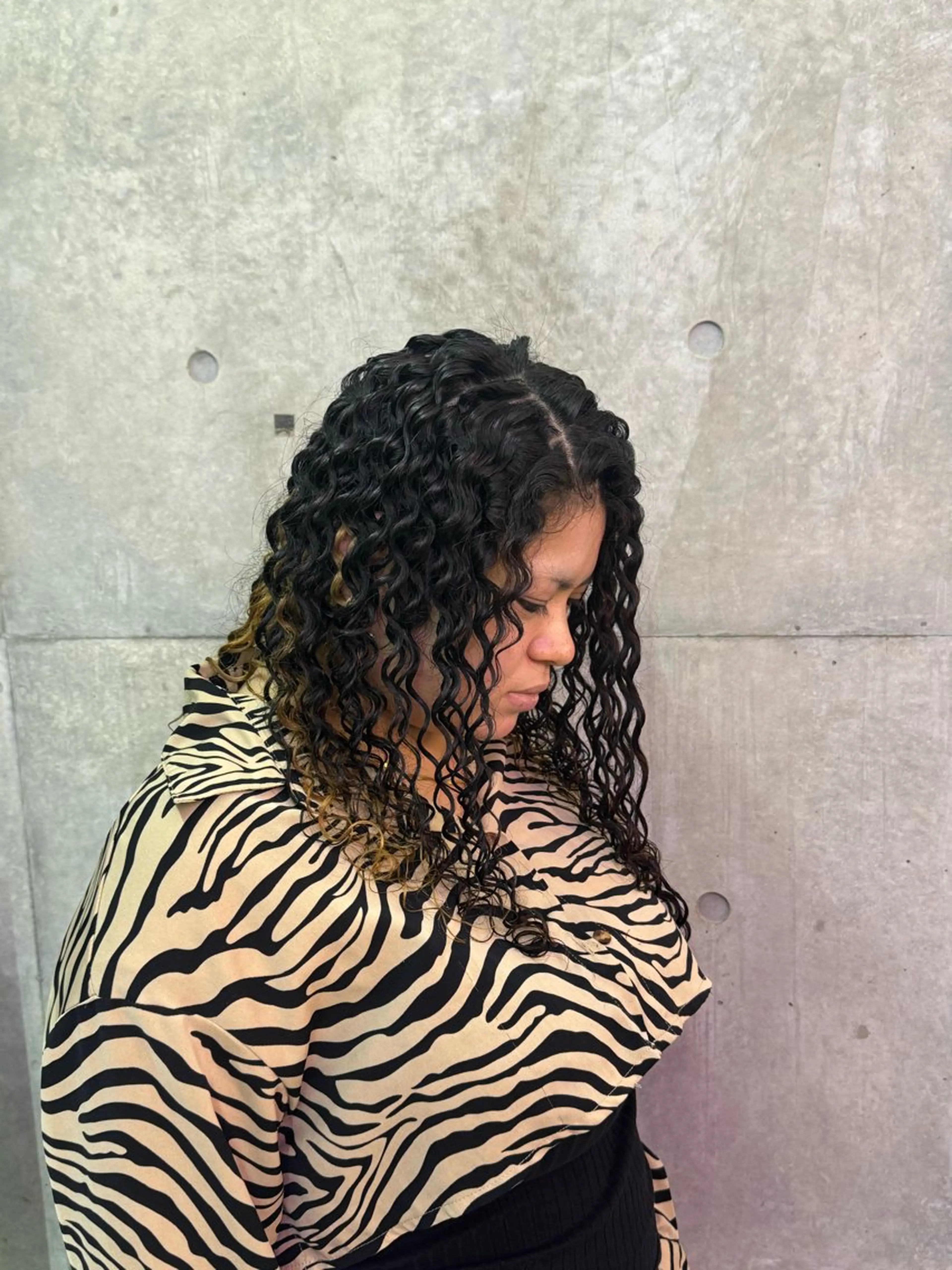 パーマ 村上 亜莉星のヘアスタイル