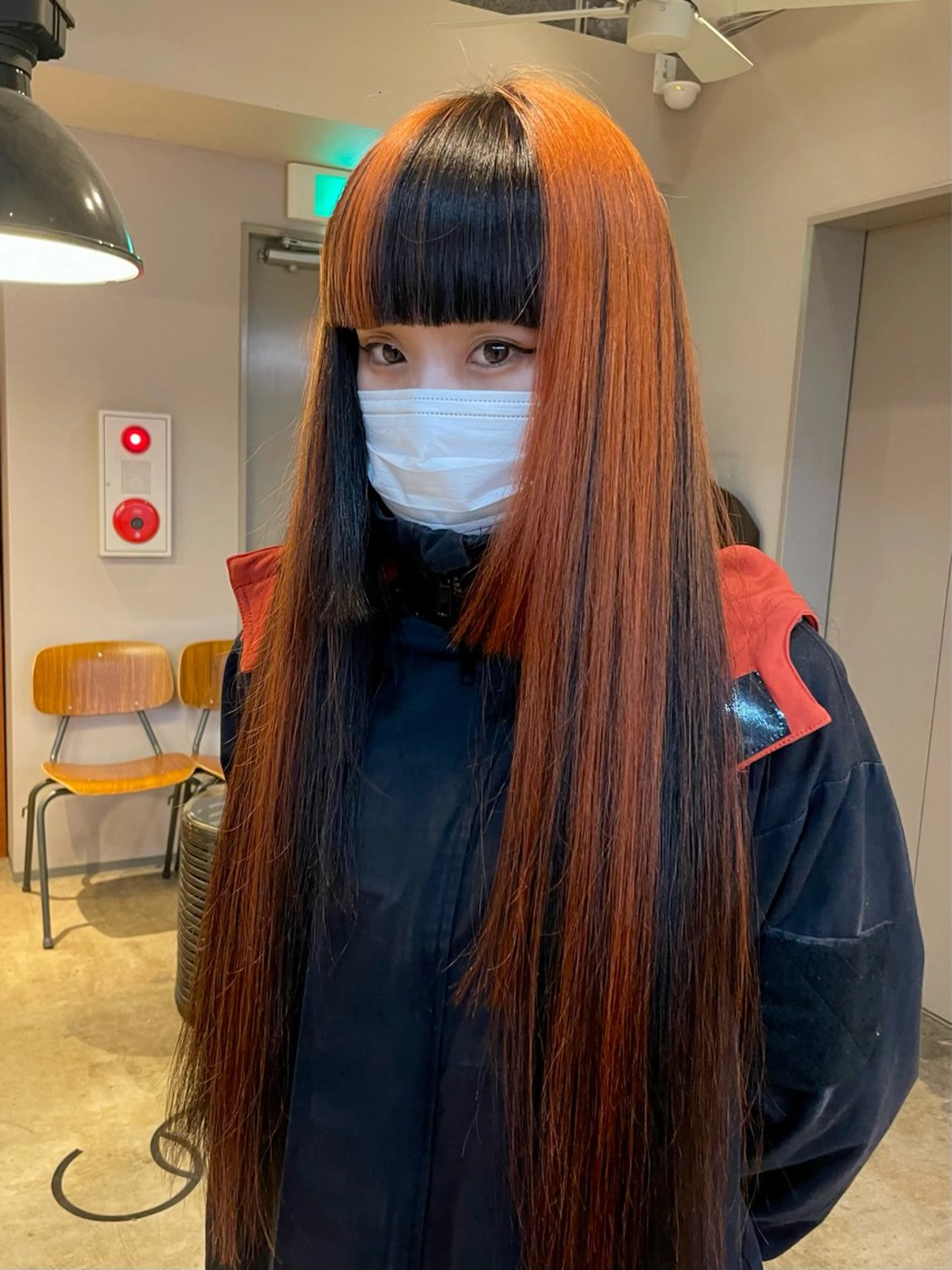 ロング カラー ヘアカラー ハイトーン/メンズ/ デザイン/梅田/ミユのヘアスタイル