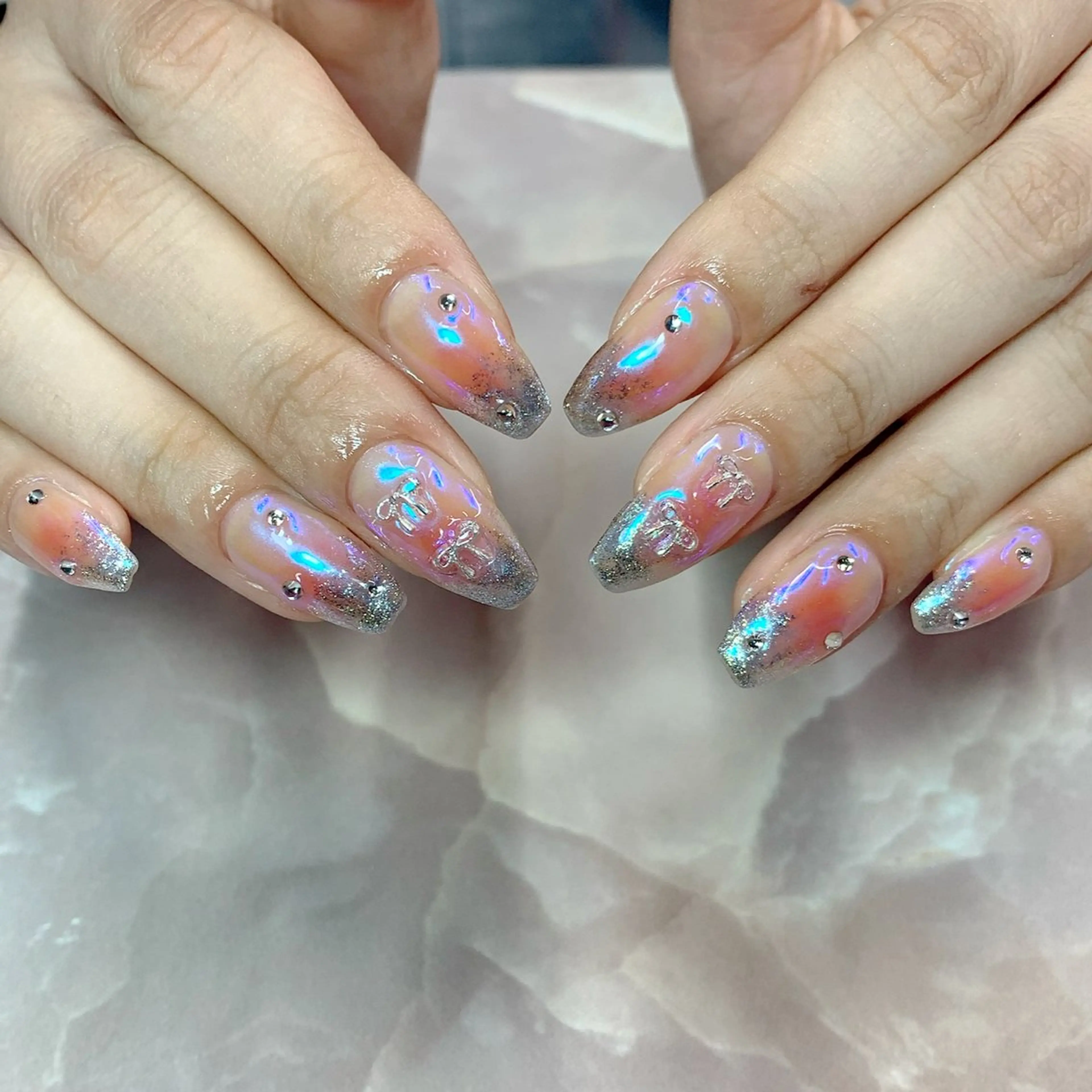 ネイル ハンドネイル Rose Glass 高蔵寺店のネイルデザイン