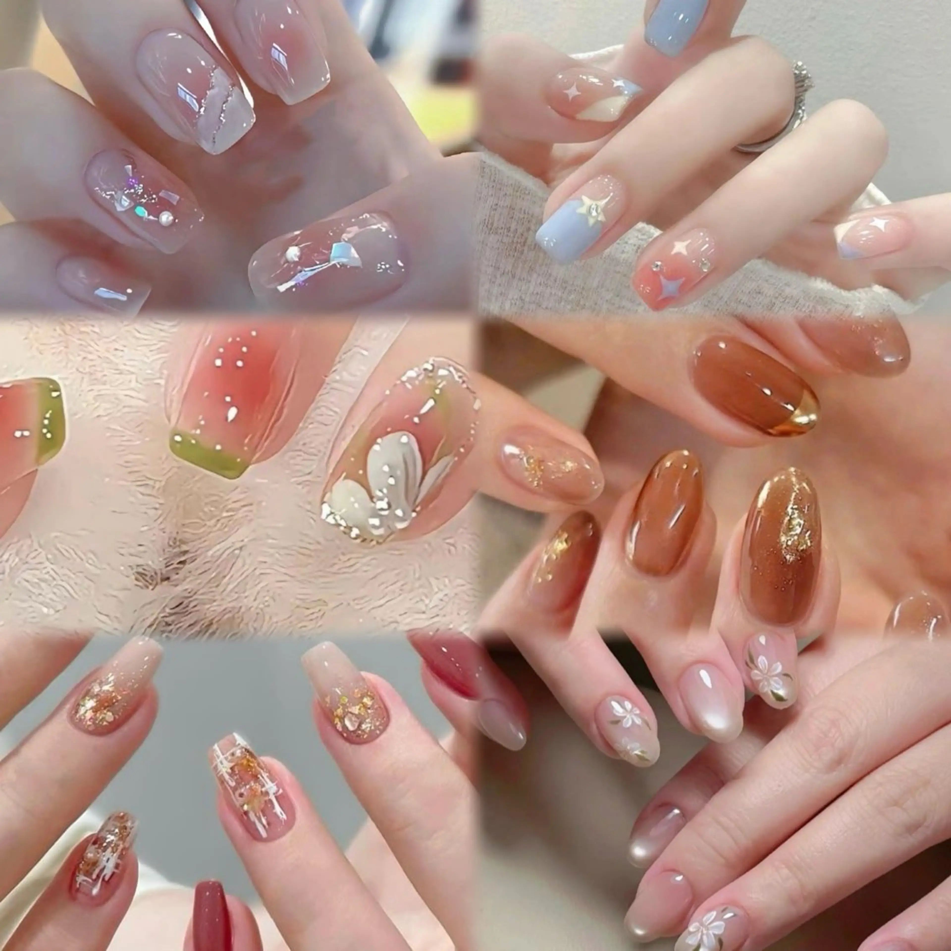 ネイル 春ネイル ハンドネイル ハンドケア U eのマツエク・マツパデザイン