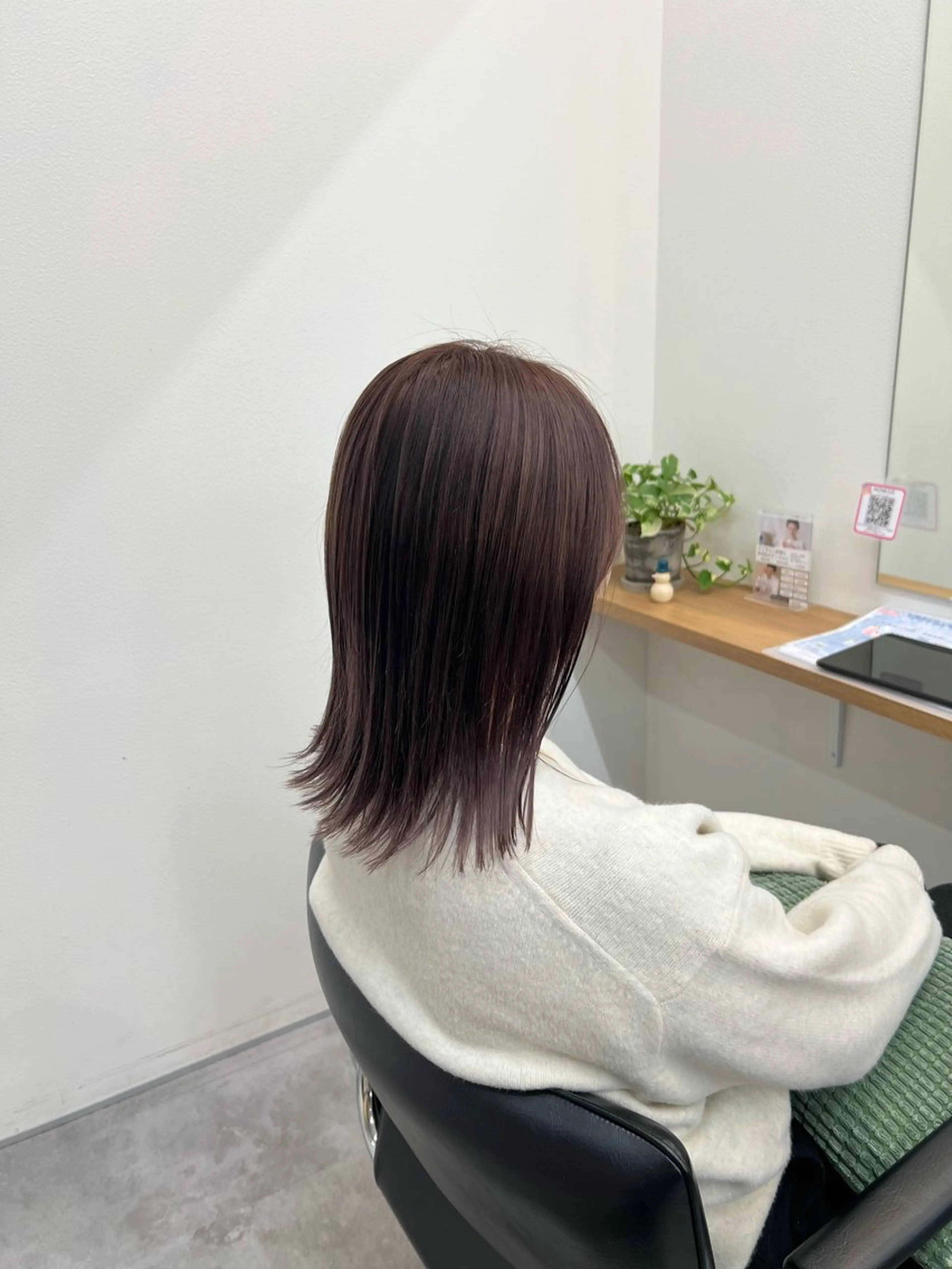 ミディアム カラー ベージュカラー ブリーチ ラベンダーカラー ラベンダーベージュ カット ヘアカラー トリートメント ✨NOMAD印西✨ 黒川勇輝のヘアスタイル
