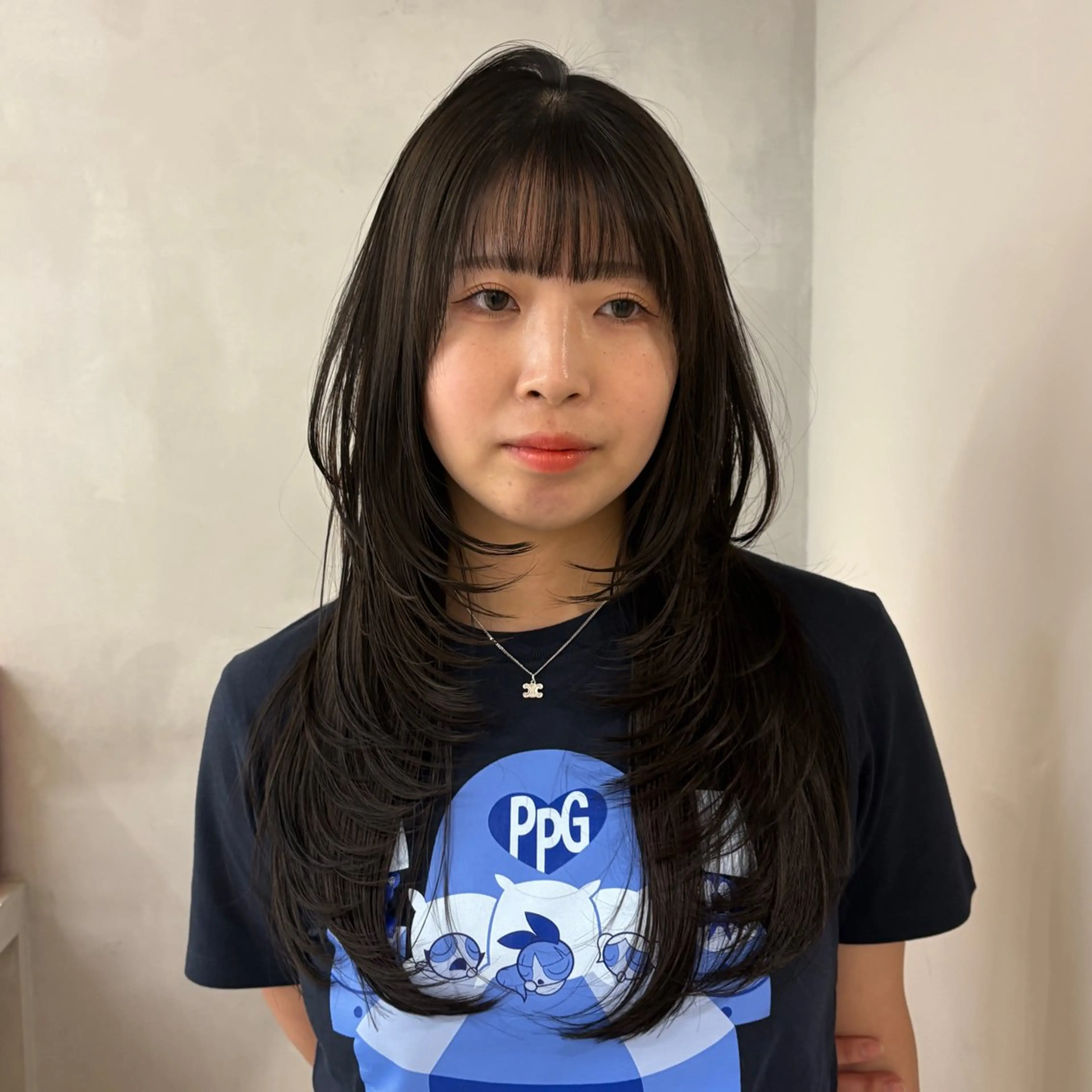 ロング カラー カット ヘアカラー 💖韓国風💖 レイヤー/LISAのヘアスタイル