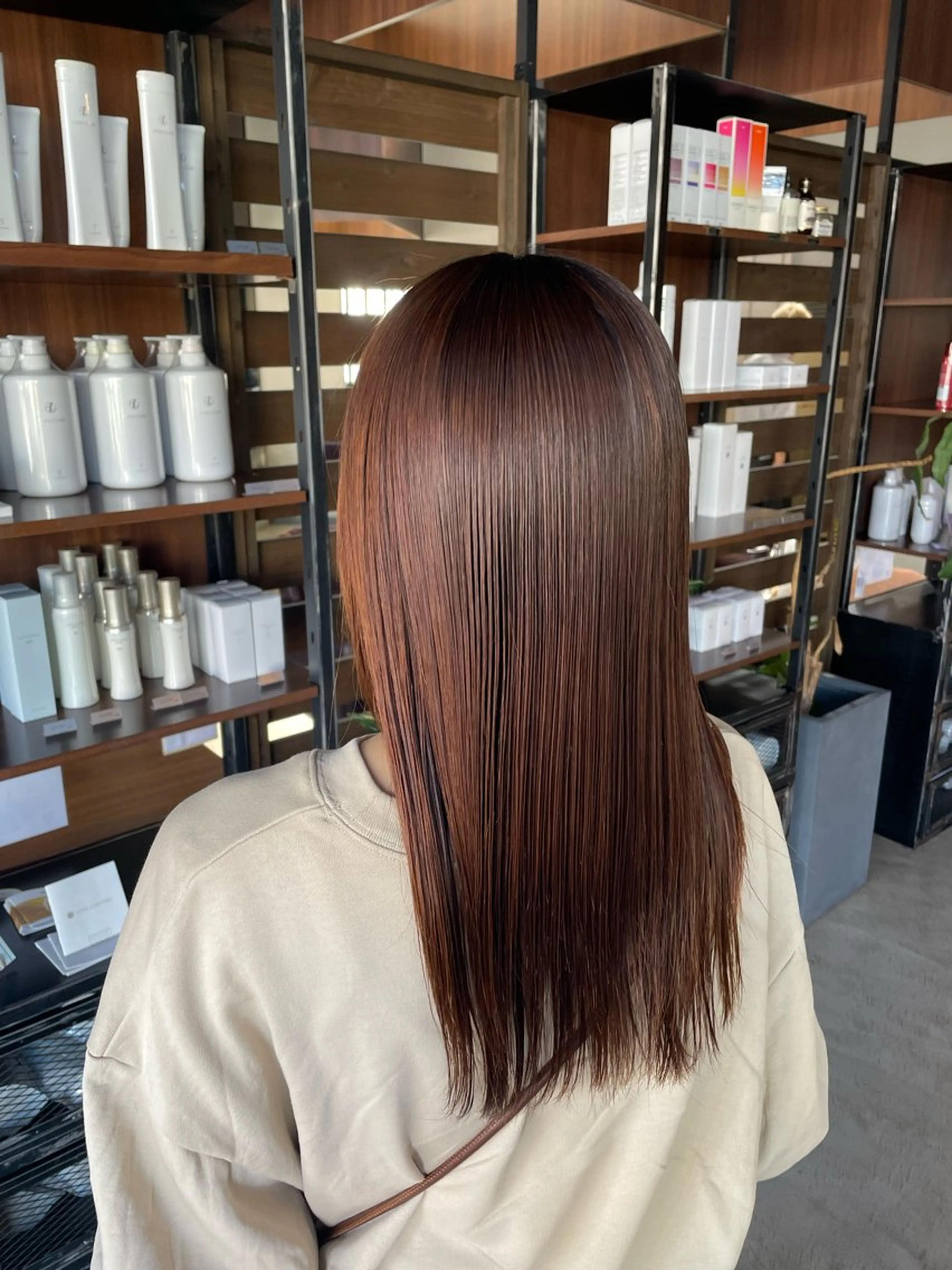 ロング 縮毛矯正 OGAWA NOAのヘアスタイル