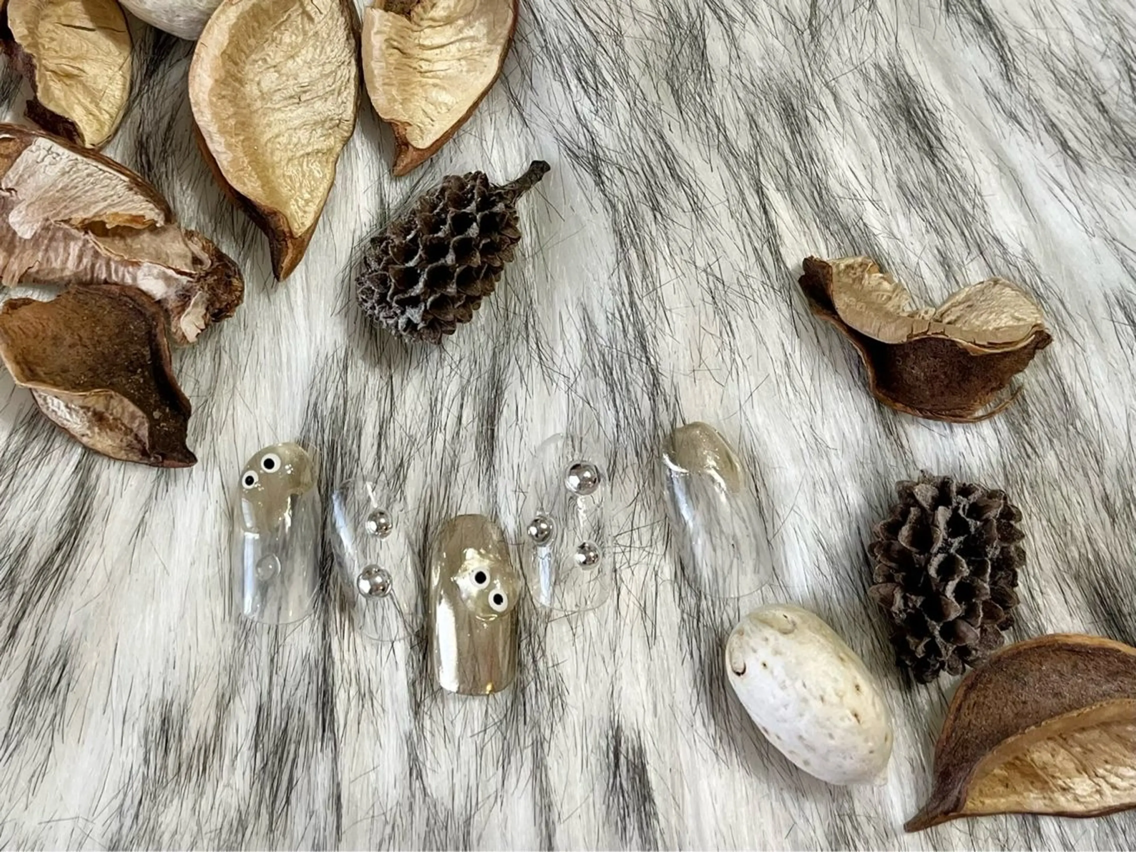 ネイル ジェルネイル ハロウィン メンズネイル パラジェル ワンホンネイル kiki nail 二子玉川のネイルデザイン