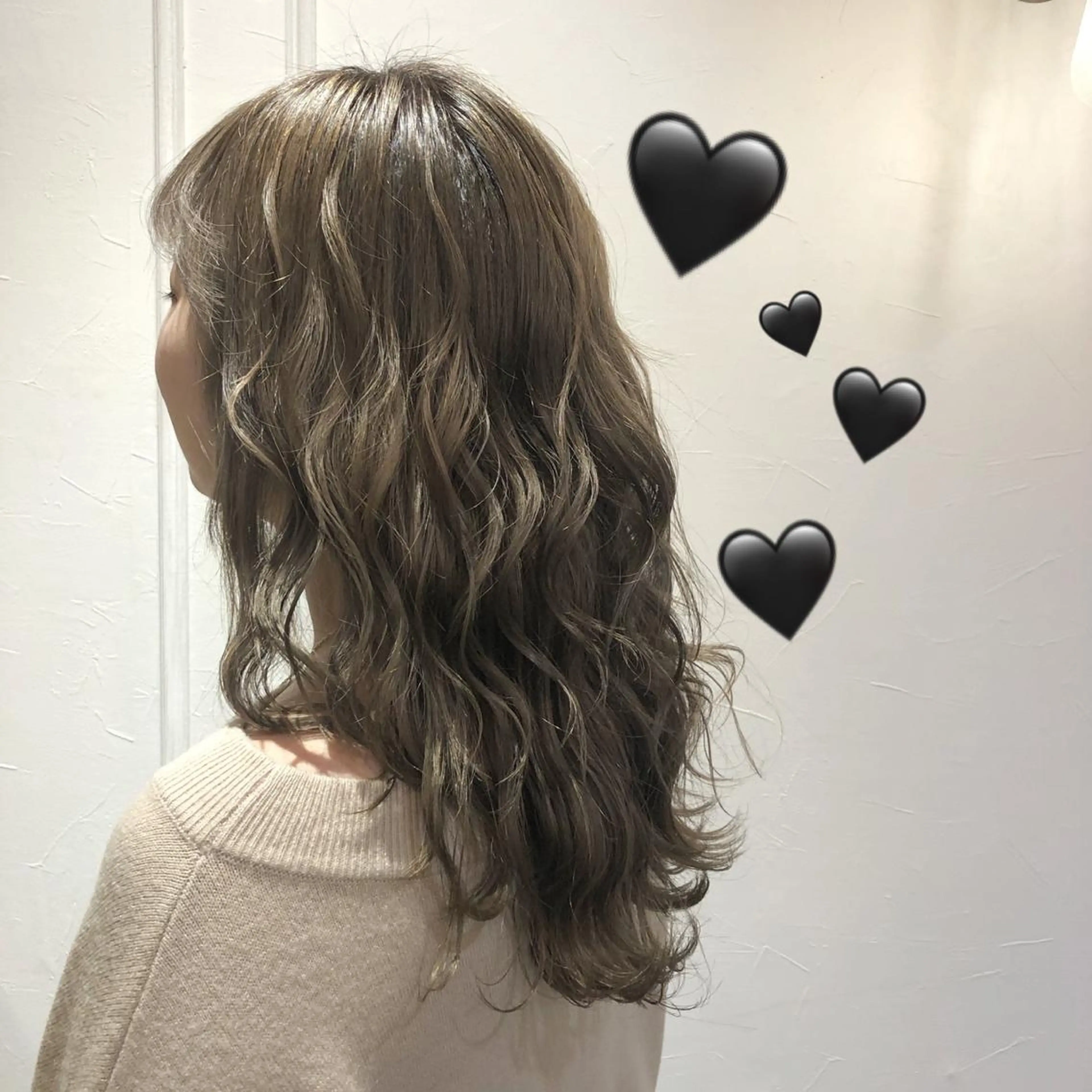 ロング カラー 艶カラー/韓国顔周り 🎀mamiのヘアスタイル