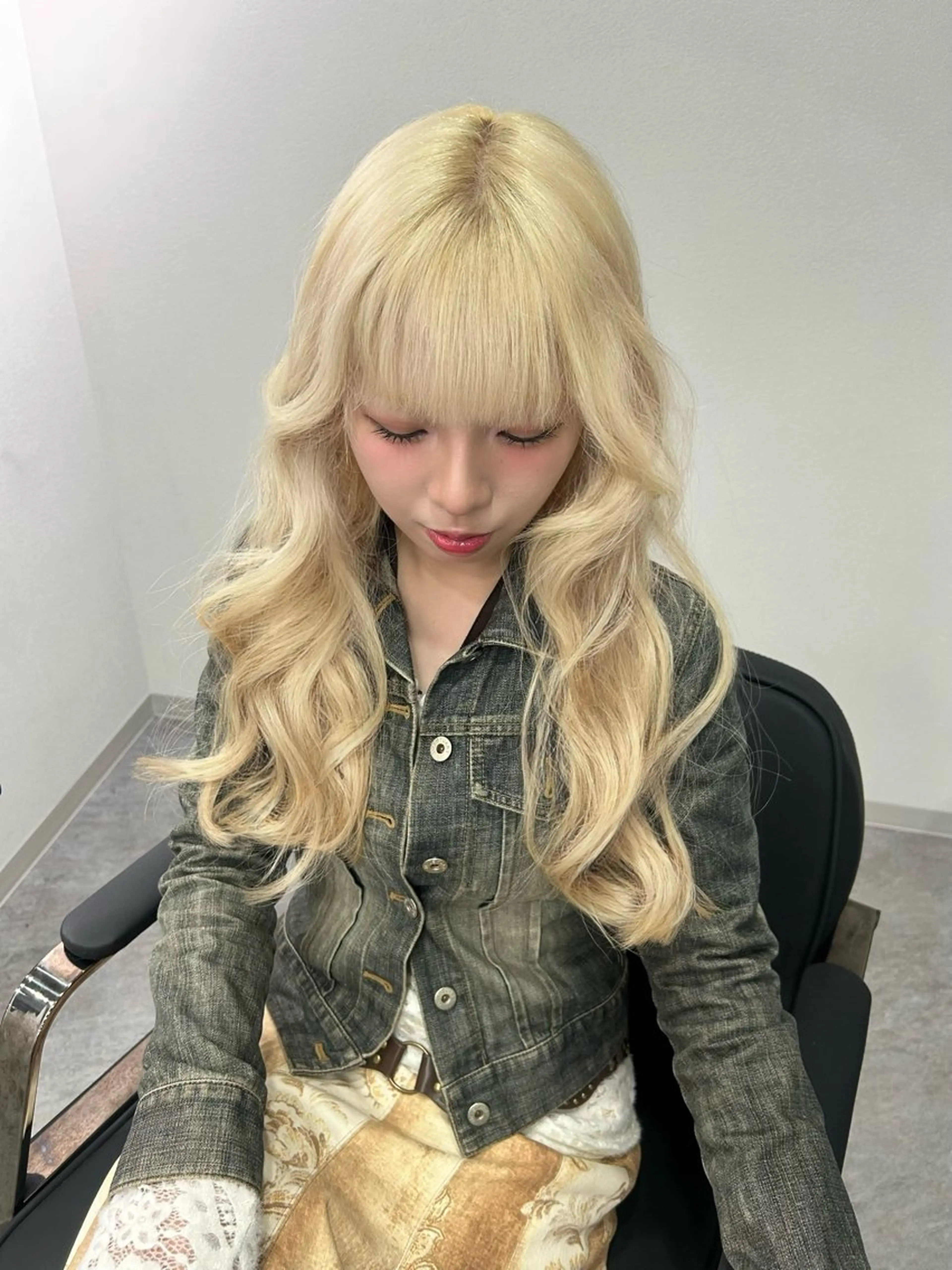 ロング 【色落ちまで可愛い】 mao🐩💜のヘアスタイル