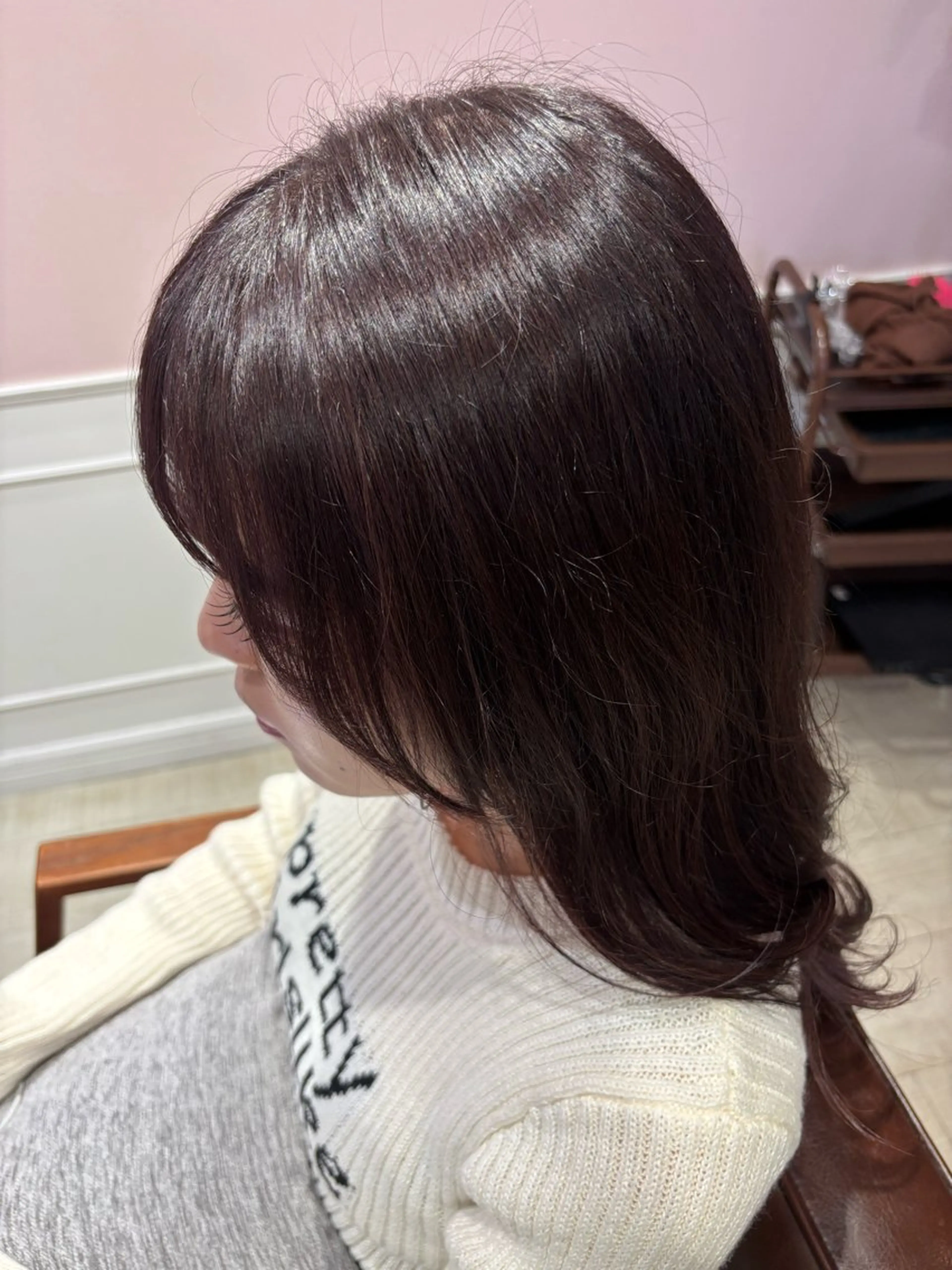 ロング 顔周りカット 🫧Ayumu🫧 透明感カラー/春日のヘアスタイル