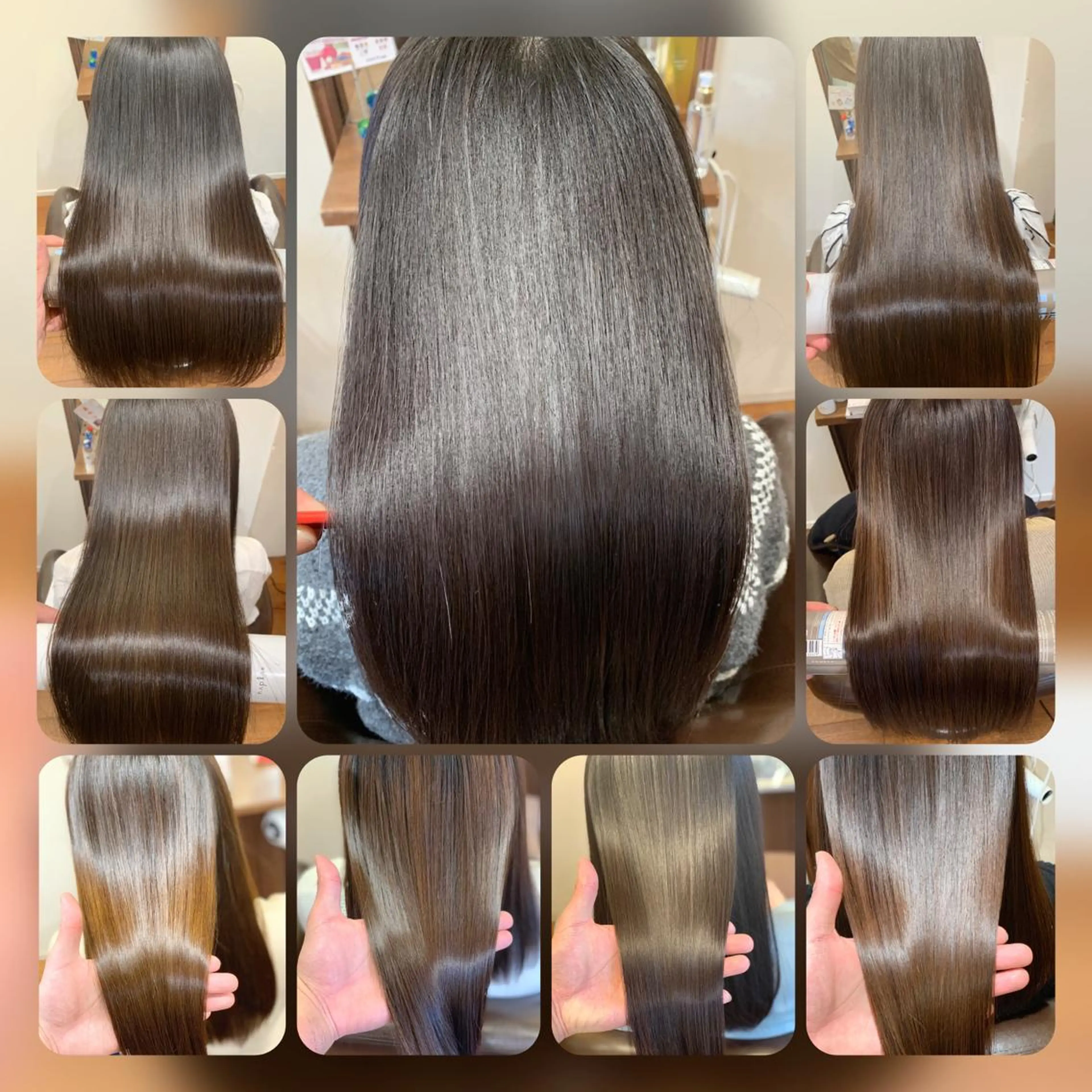 セミロング カラー パーマ ヘアアレンジ アクアカラー 髪質改善 トリートメント トリートメント 髪質改善・美髪 カラー特化☆中嶋健人のヘアスタイル