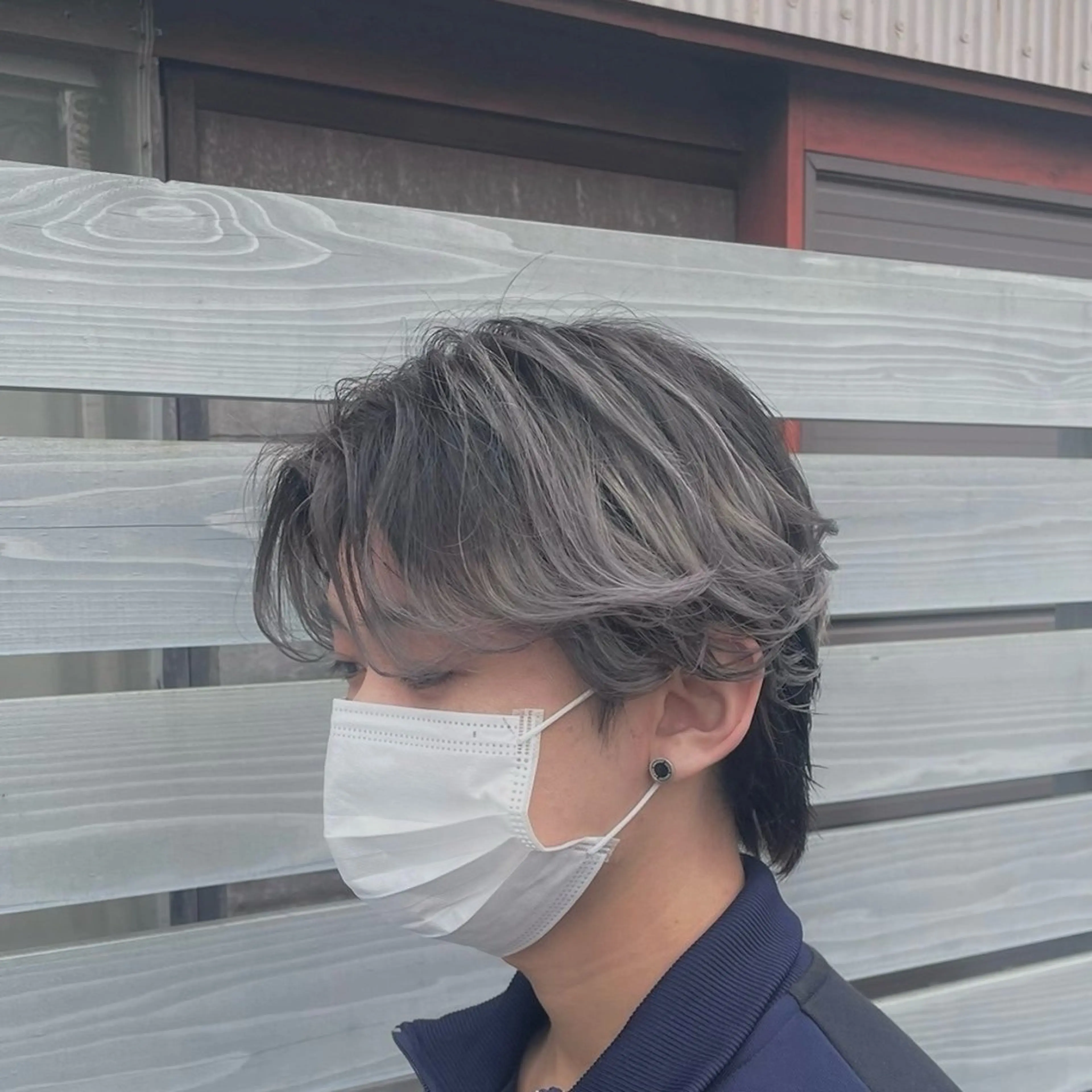 カラー メンズ カラー/韓国レイヤー /ブリーチ/hinaのヘアスタイル