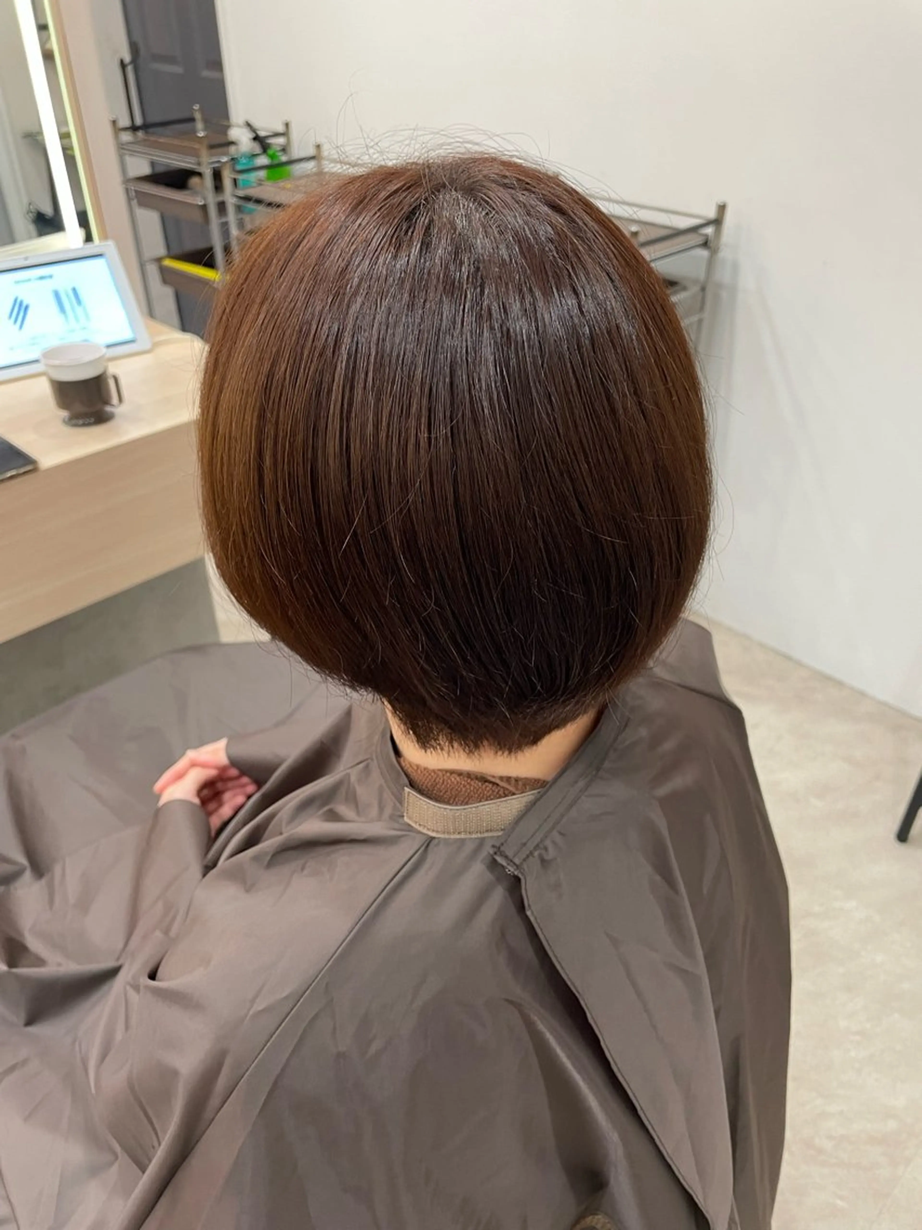 ショート カラー ブラウンカラー little仙台所属・☁️ natsuki☁️のヘアスタイル