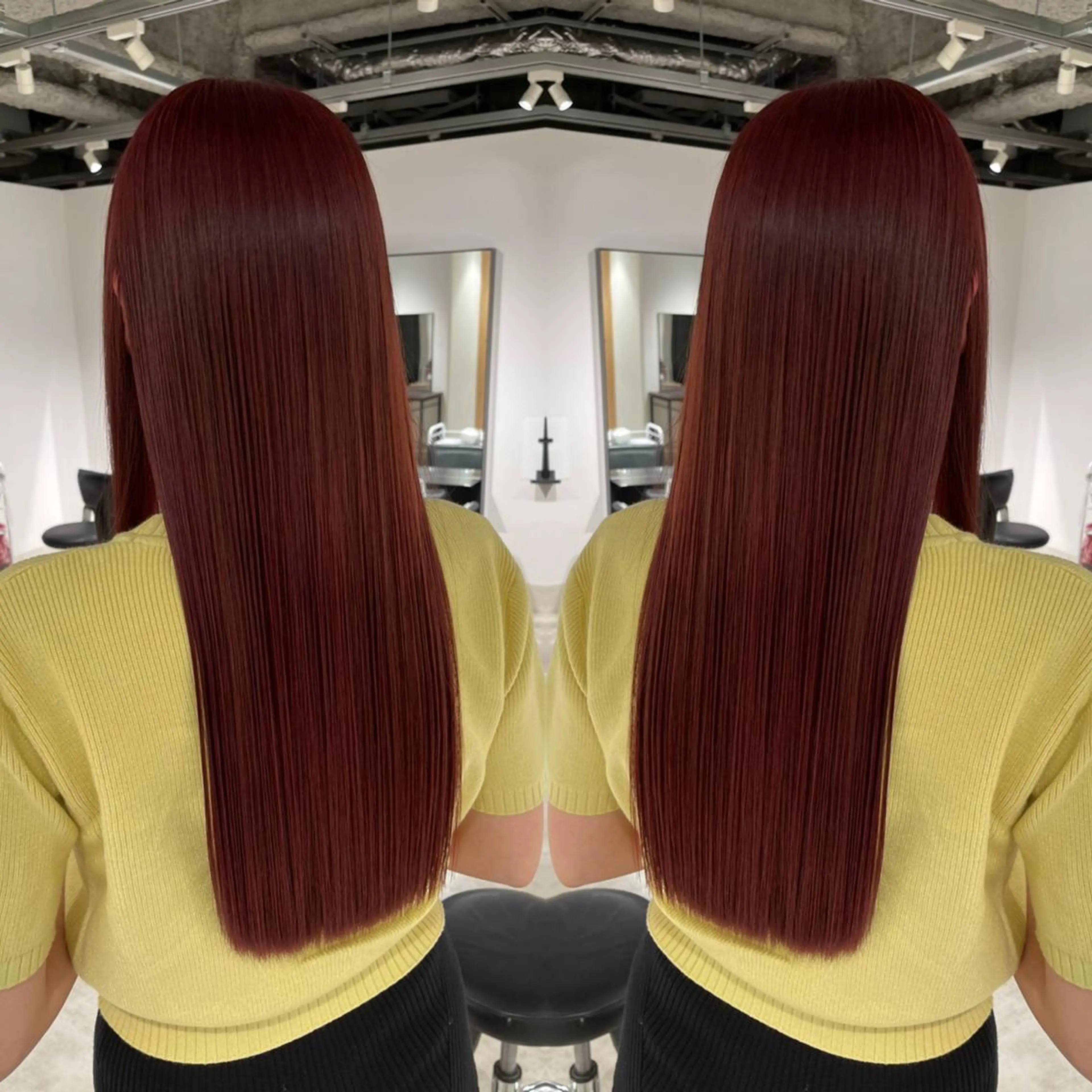 💯5番人気💯❄️ケアカラー＋【髪質改善】高濃度水素ウルトワトリートメント＋5stepトリートメント❄️の写真