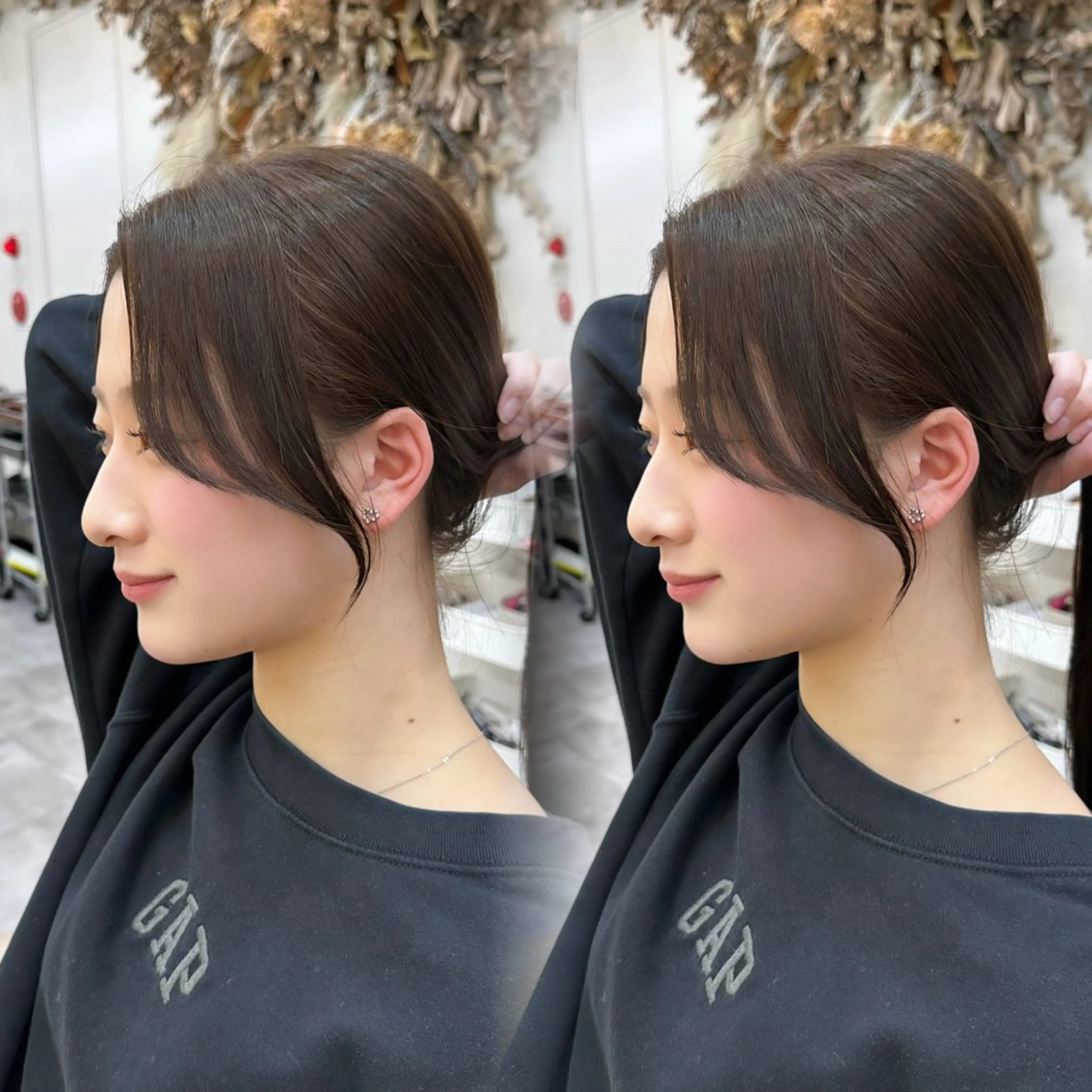 【❣️時短で可愛くなる❣️】韓国風前髪、顔まわりカット🇰🇷の写真