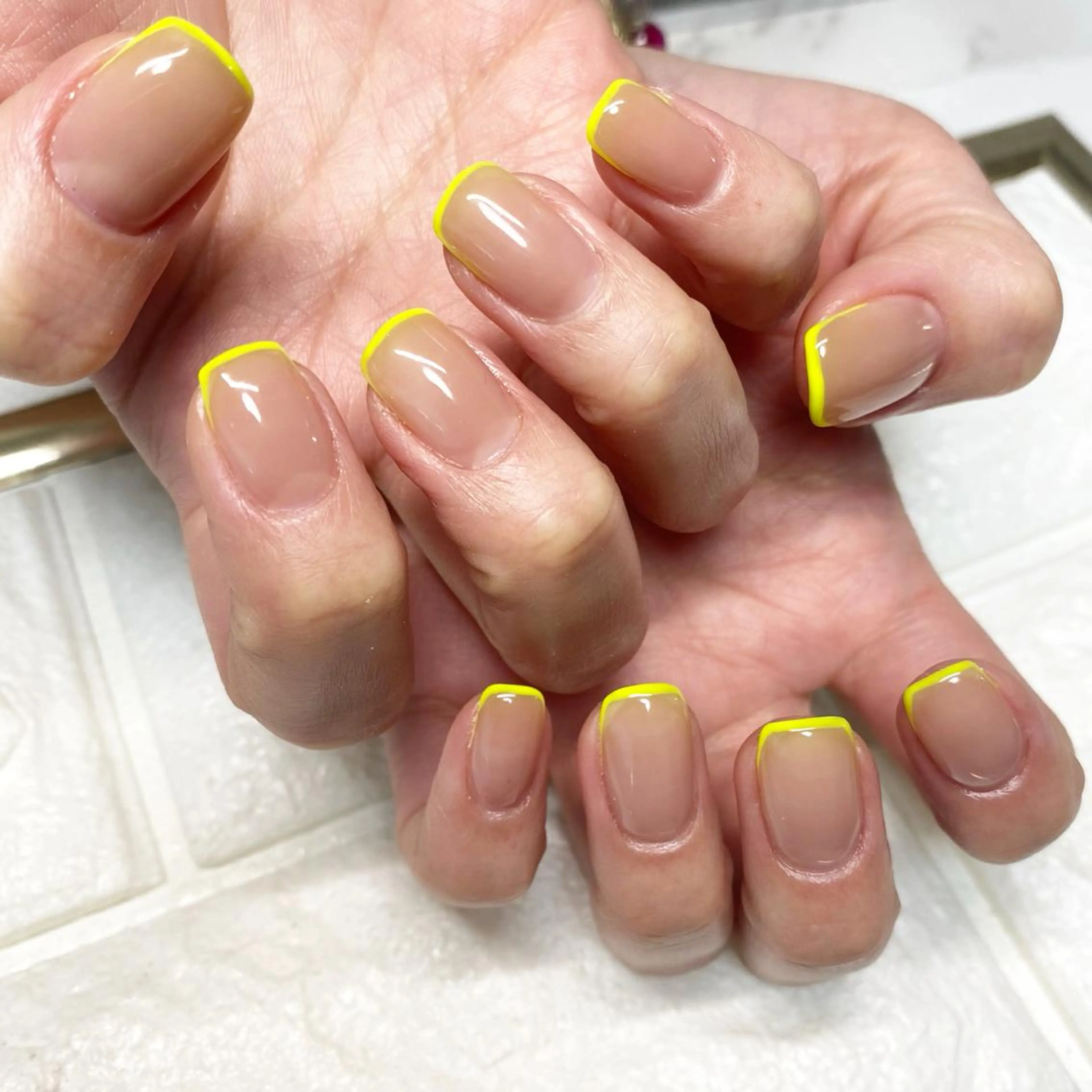 ネイル フレンチネイル NAIL SALON あんび所属・nail salon あんびのネイルデザイン