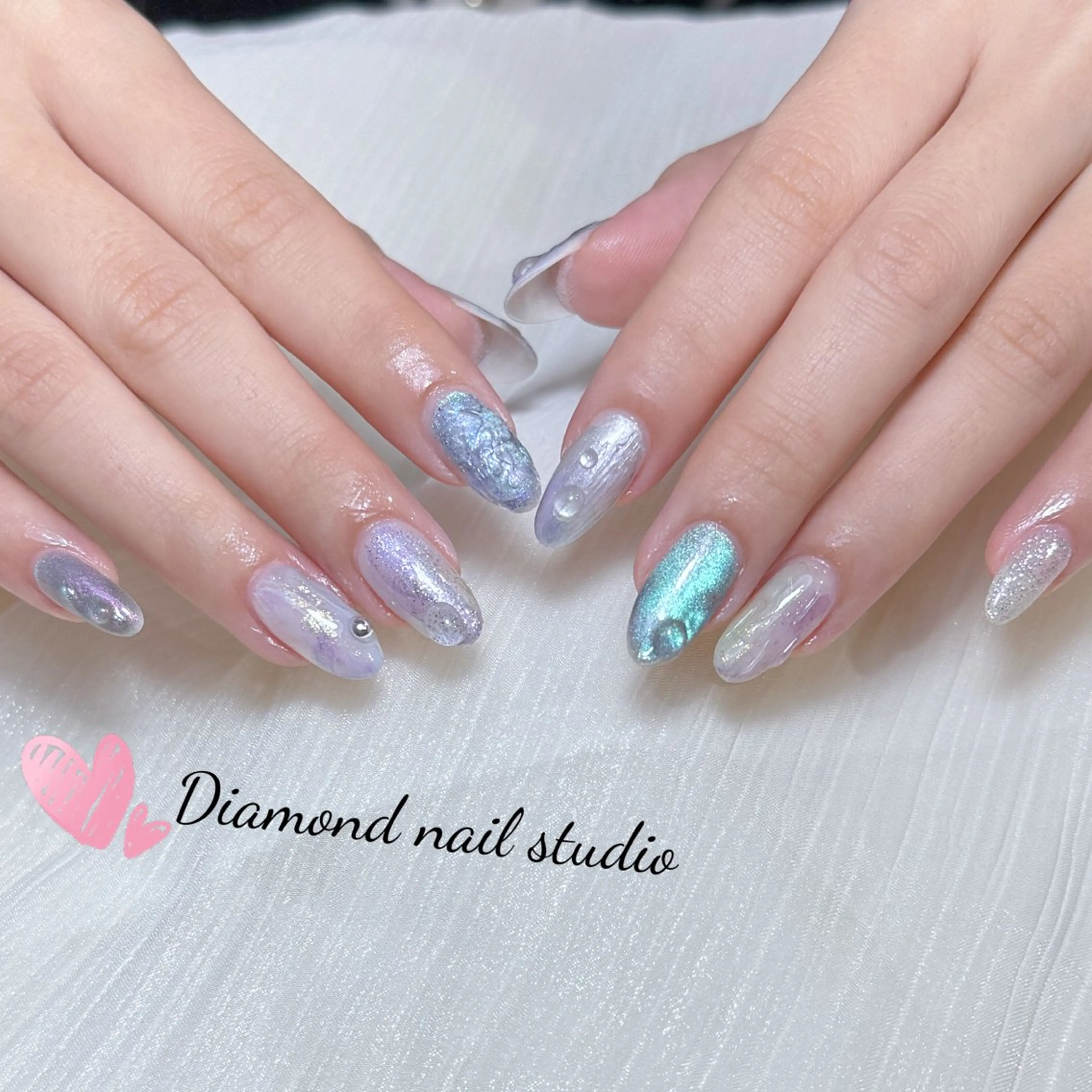 ネイル ハンドネイル ハンドケア Hana 🎗のネイルデザイン