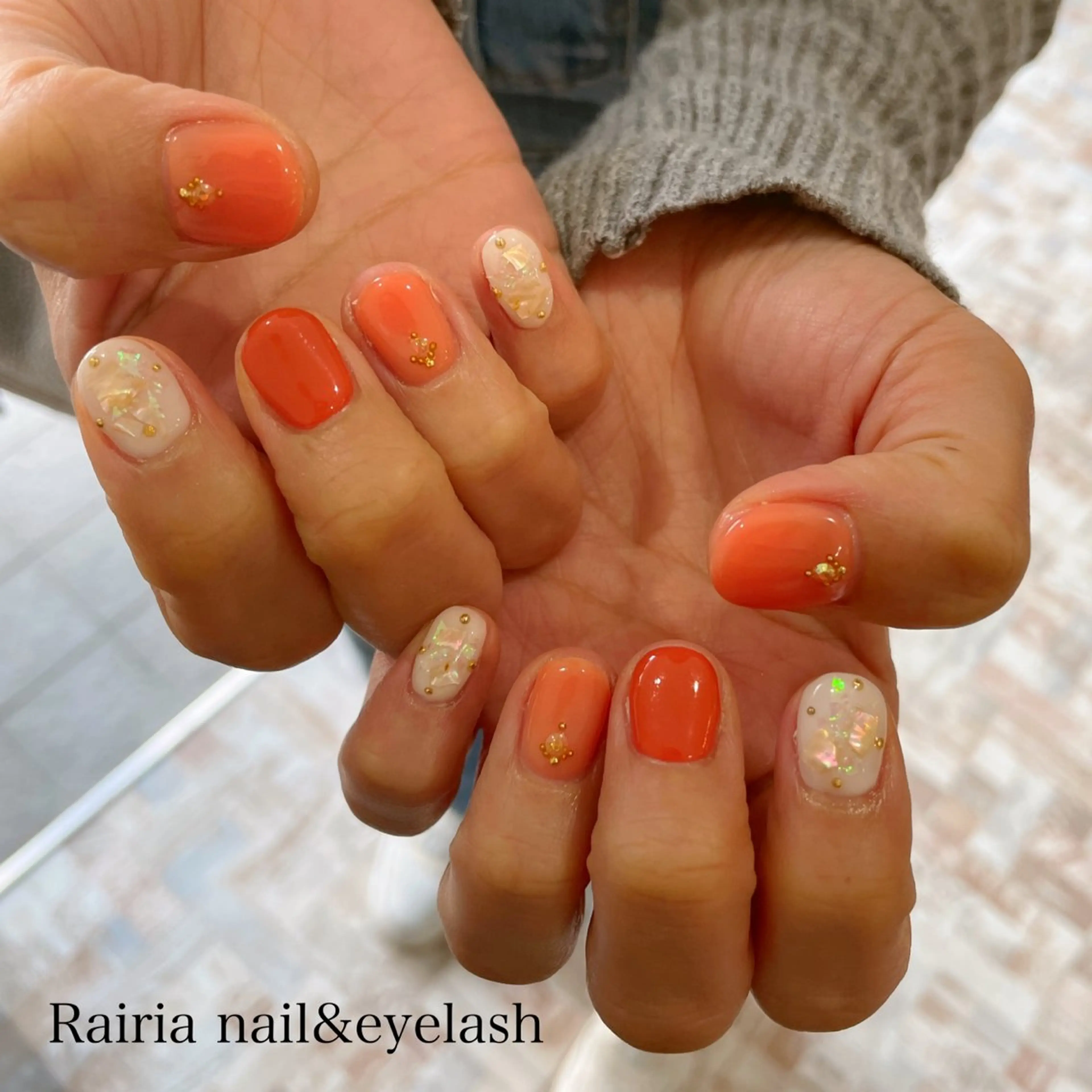 ネイル 持ち込み ハンドネイル Rairia nail&eyelash小岩店所属・Rairianail 小岩店のネイルデザイン