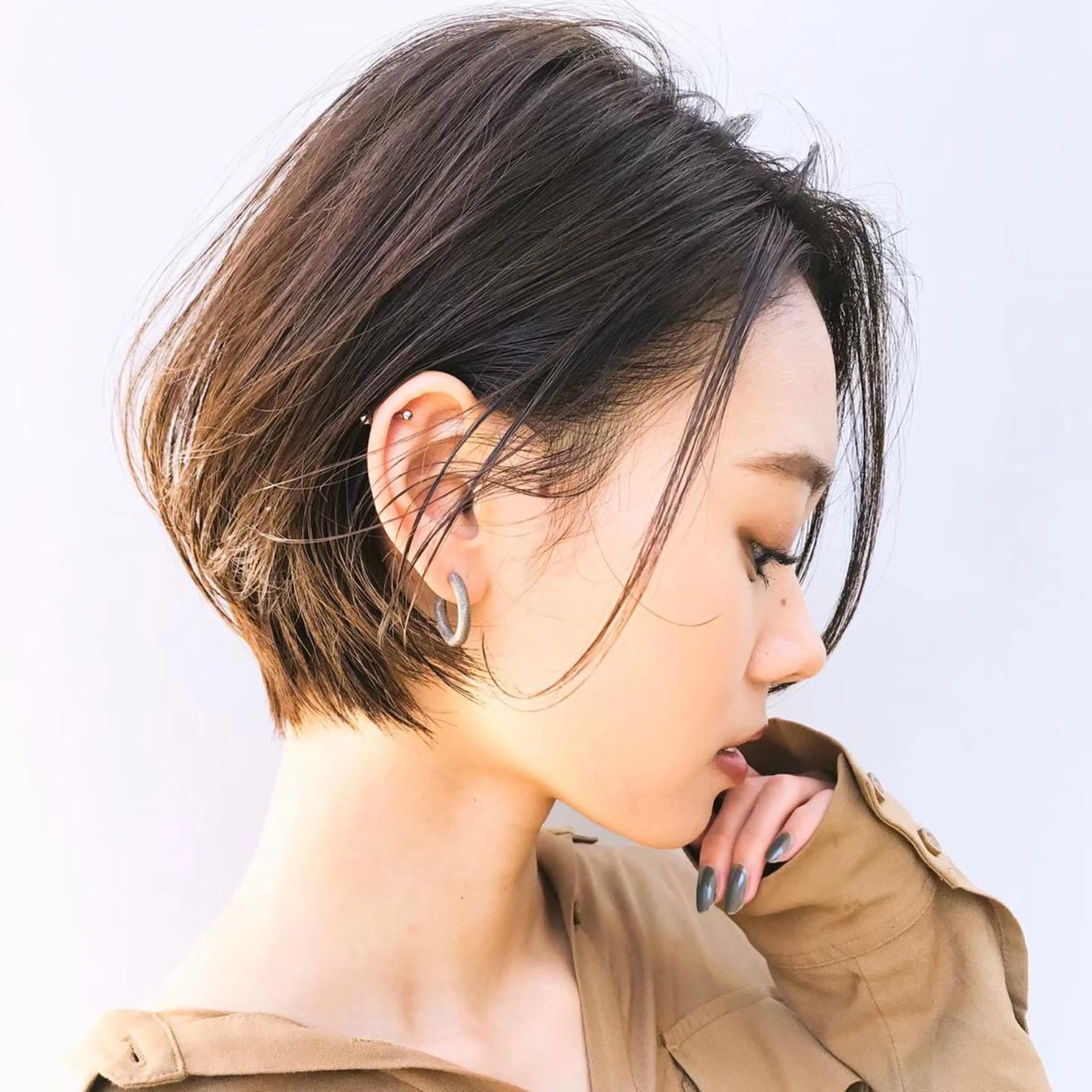 ショート 渋谷/ハッシュ レイヤーカット/会田のヘアスタイル