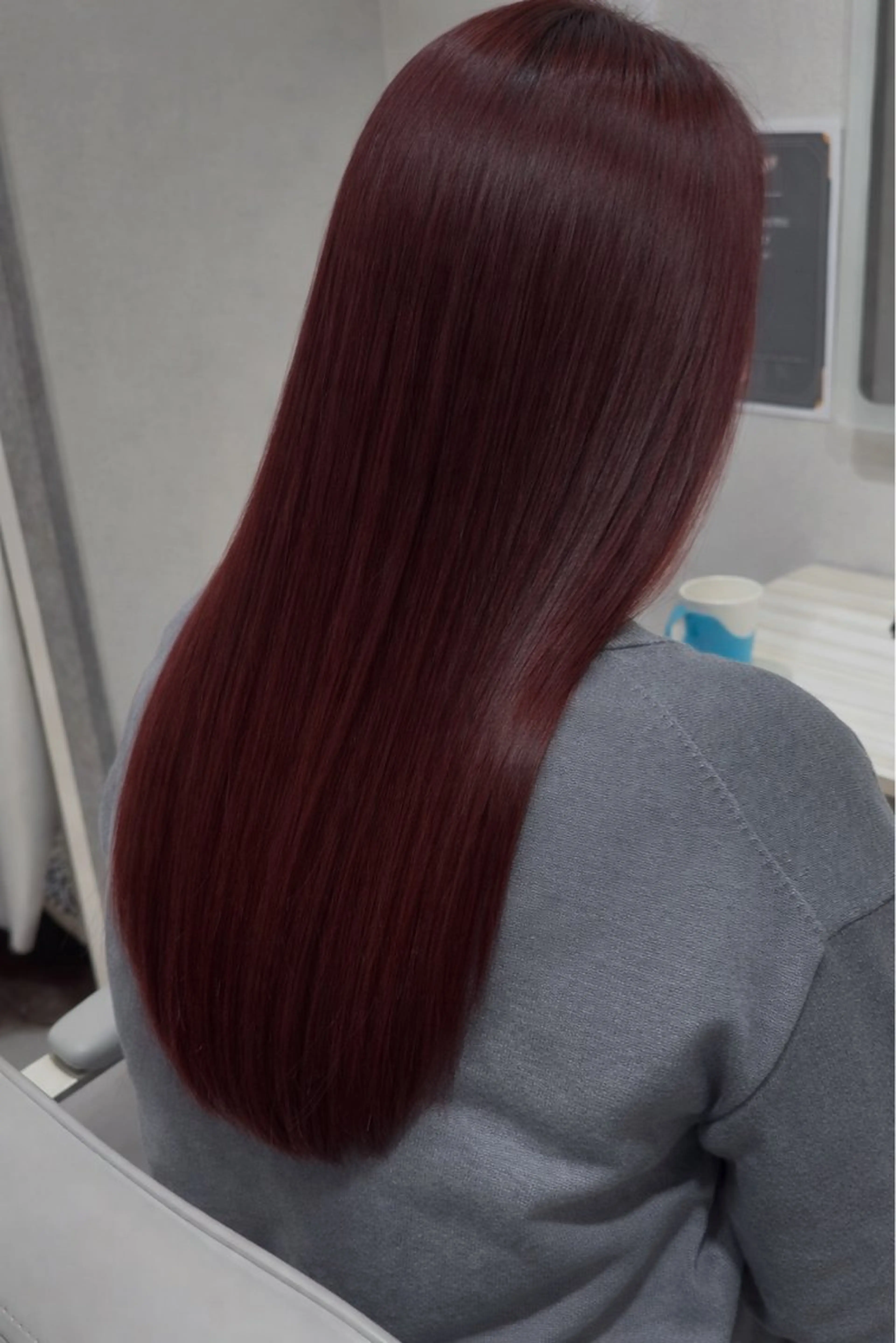 前髪カットの写真