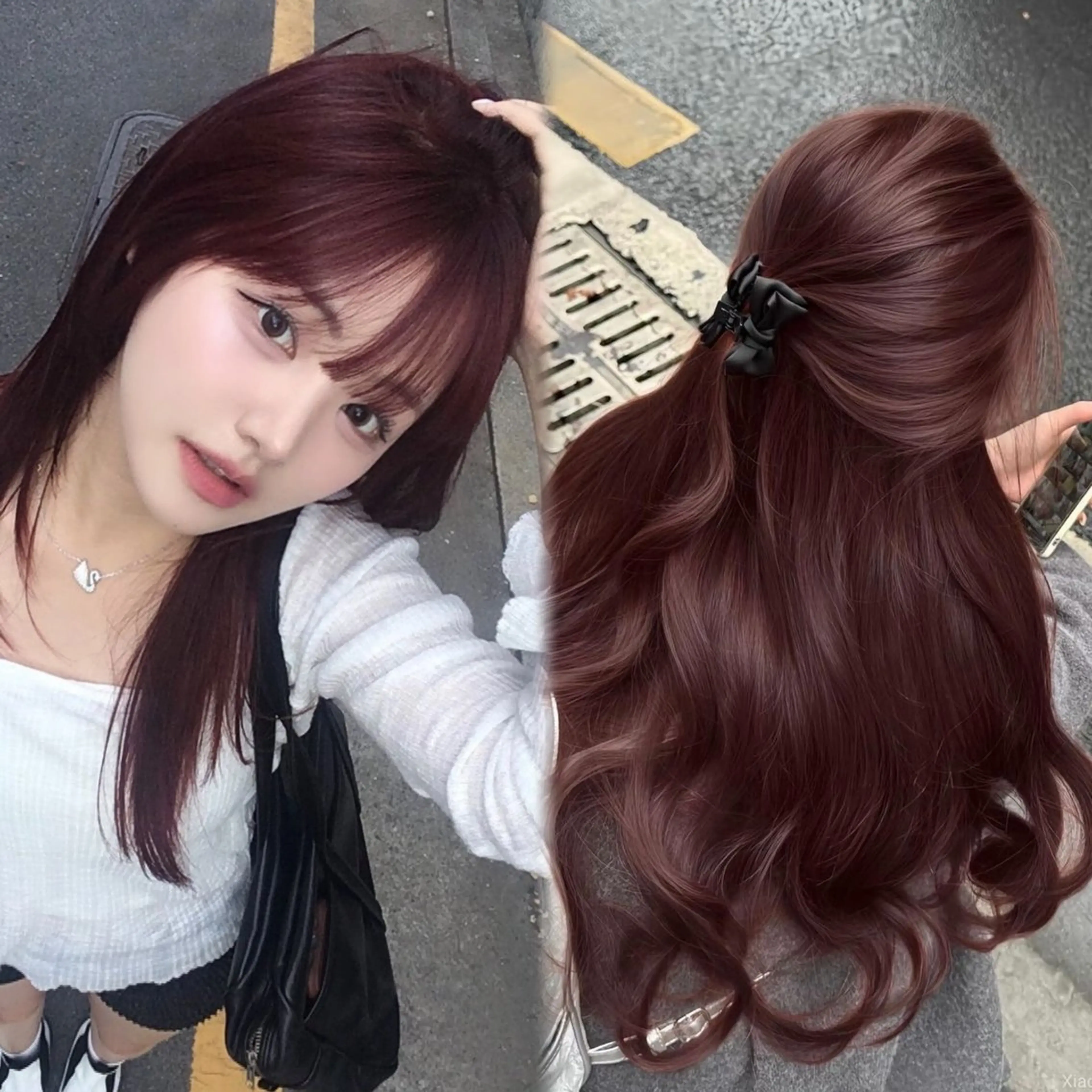 カラー ヘアカラー トリートメント 韓国ヘア/美髪矯正/ Haruna🦋のヘアスタイル