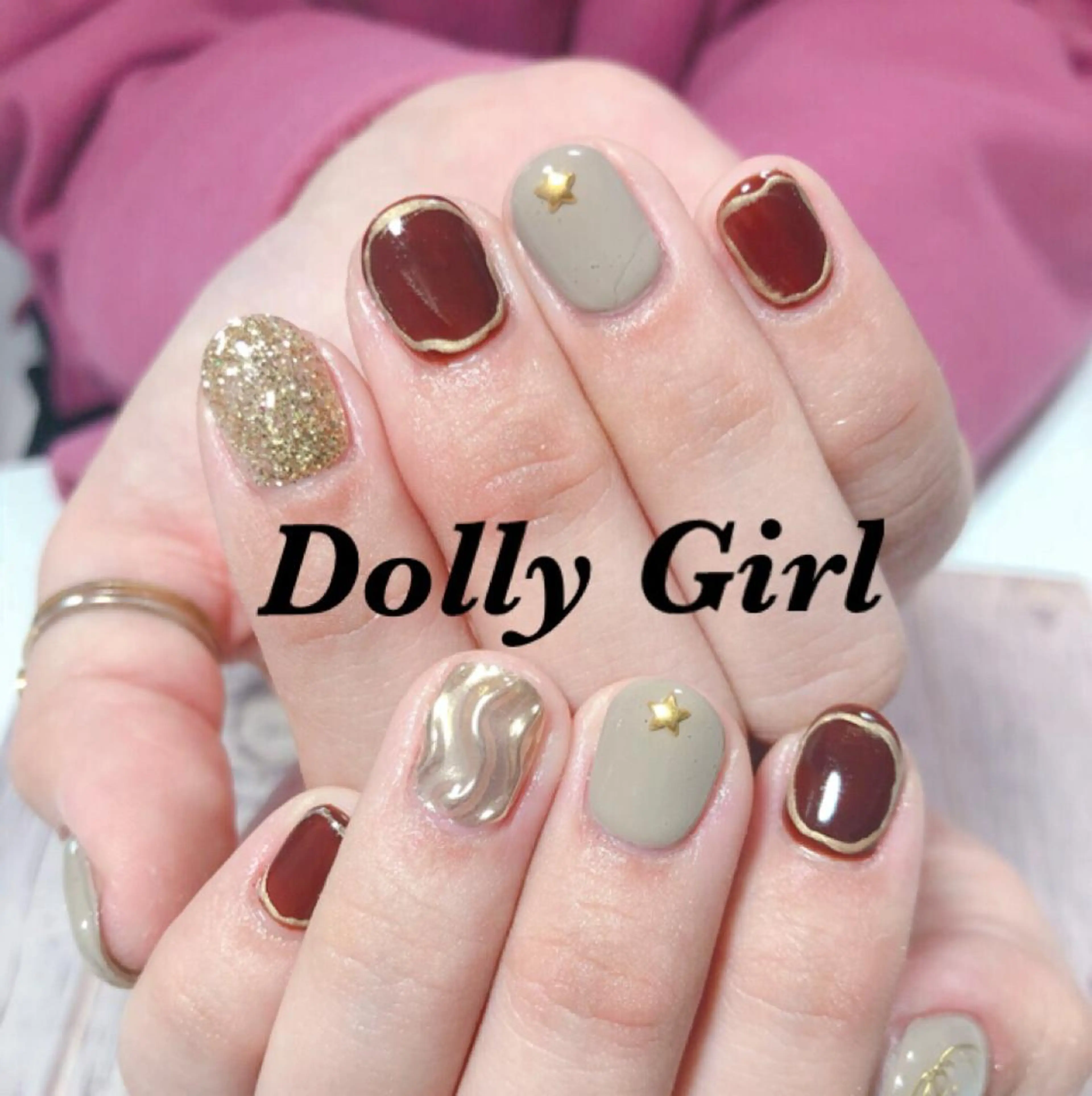 ネイル 個室ネイルサロンDolly  Girl〜ドーリーガール〜所属・DollyGirl KYOKOのネイルデザイン