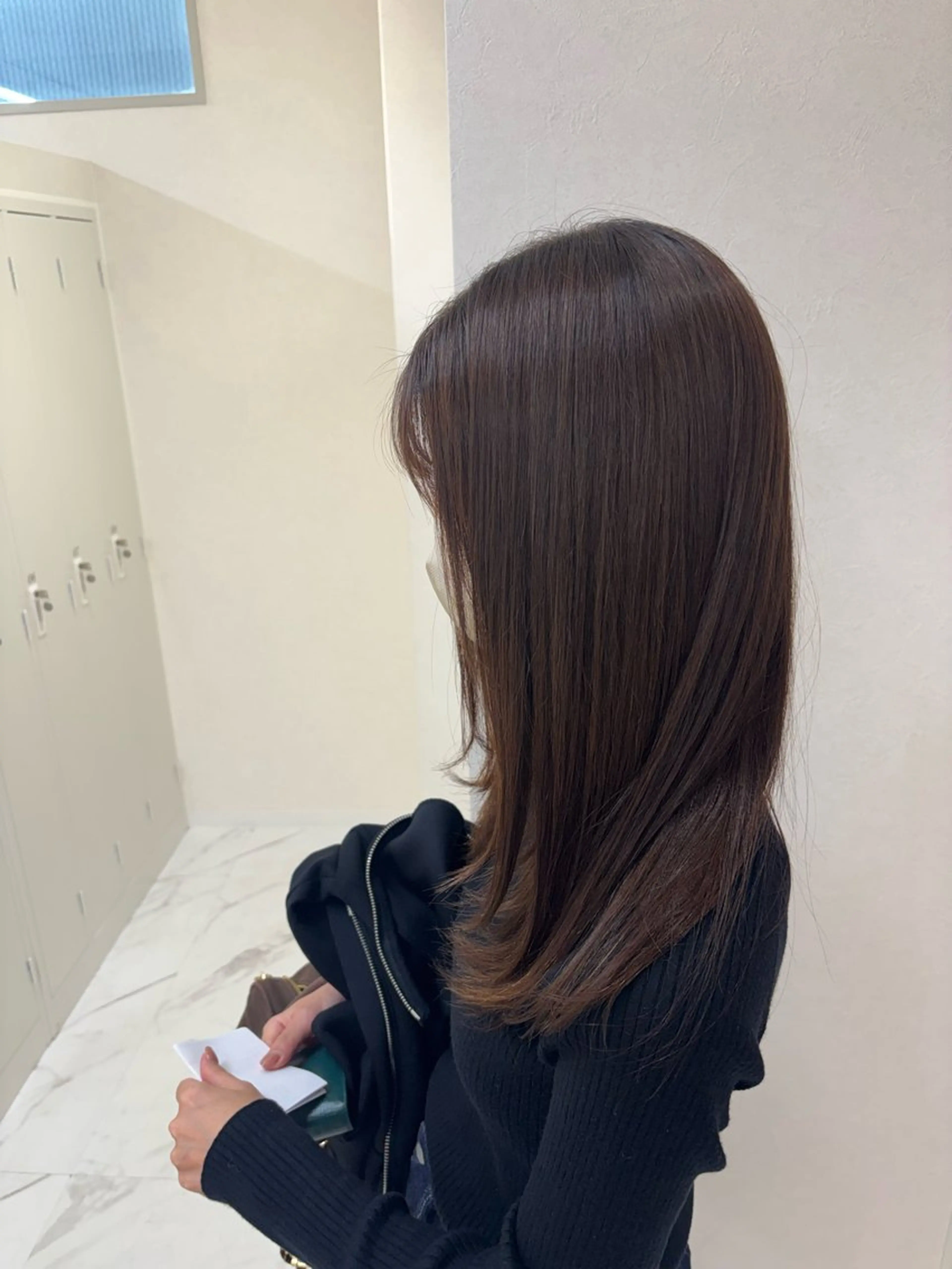 ロング 縮毛矯正 ボブ/顔周りレイヤー asuka🫧のヘアスタイル