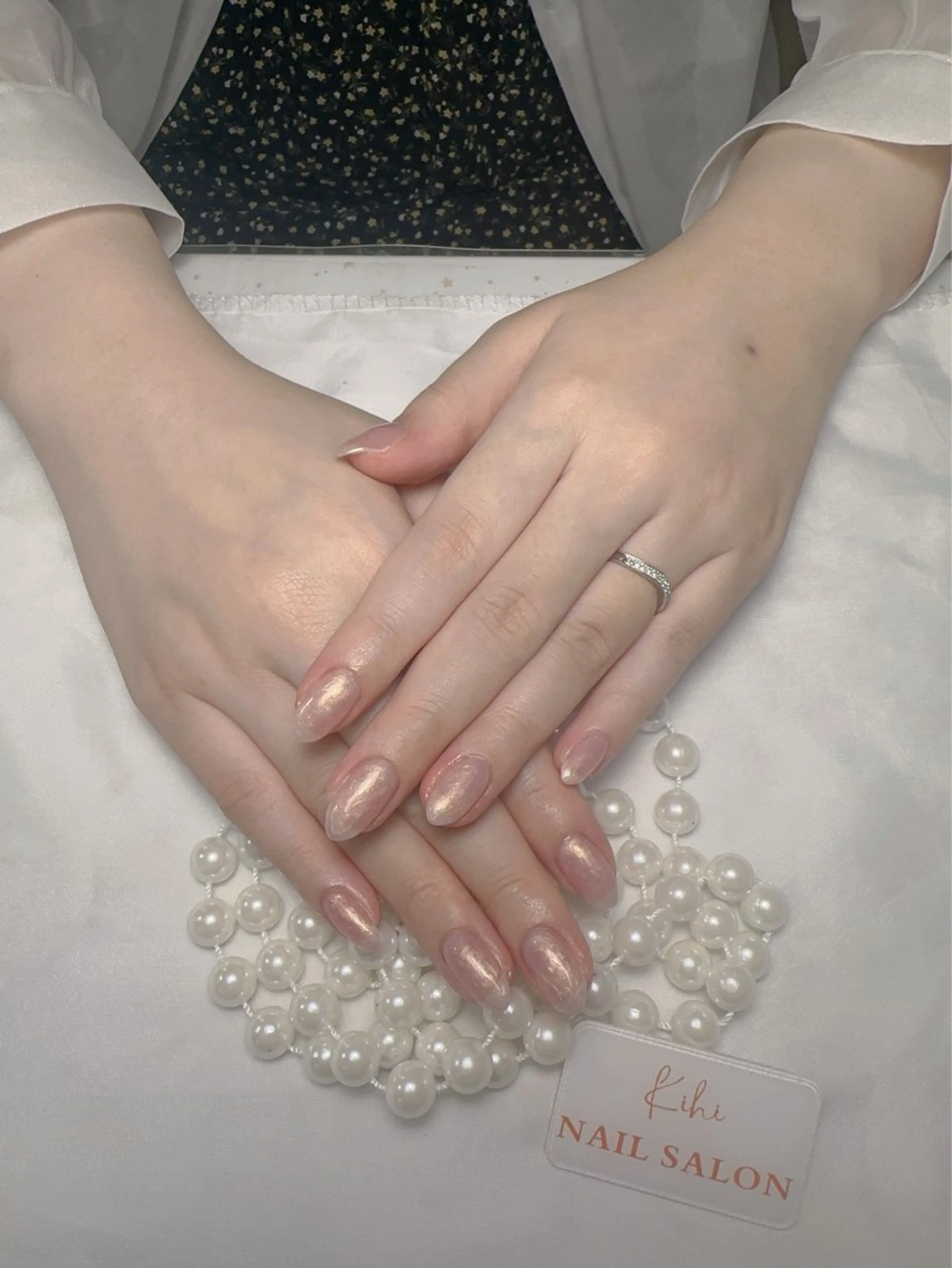 ネイル アートネイル フレンチネイル ジェルネイル グラデーション 韓国ネイル ハンドネイル ハンドケア さくら💮💮 【オフ無料】のネイルデザイン